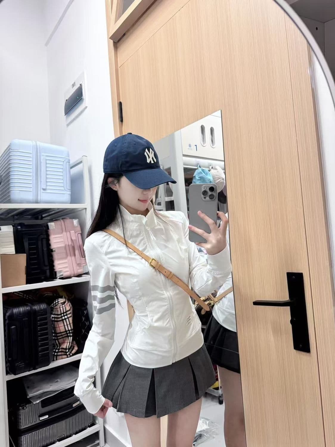 한 부서 스탠드 칼라 화이트 자외선 차단 자켓 얇은 스타일 재킷 여름 루즈핏 캐주얼 새로운 통기성 운동 재킷 상세 이미지 5