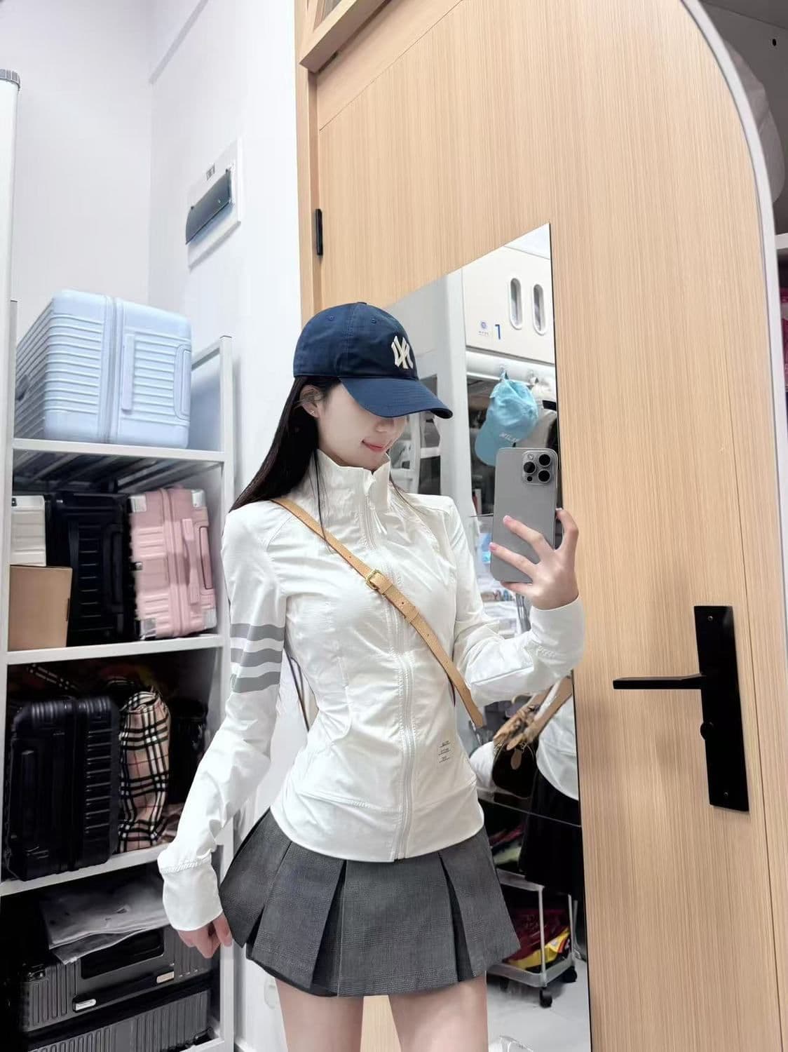한 부서 스탠드 칼라 화이트 자외선 차단 자켓 얇은 스타일 재킷 여름 루즈핏 캐주얼 새로운 통기성 운동 재킷 상세 이미지 6