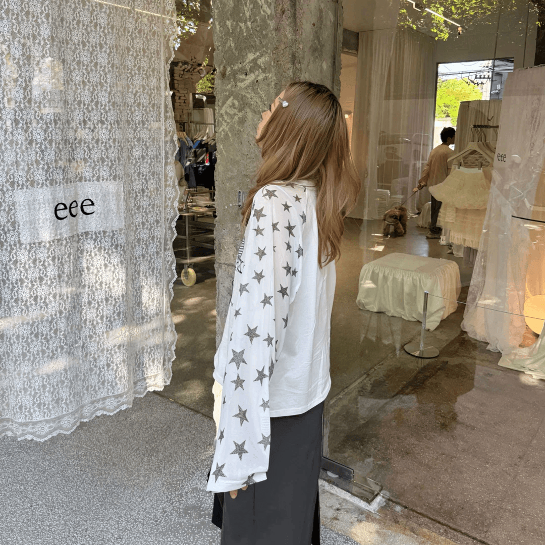 광저우 라이 경기 서울 눈꽃 얼음 차가운 면 165 그램 헝겊 차가운 미끄러짐 반팔 티셔츠 이미지 5