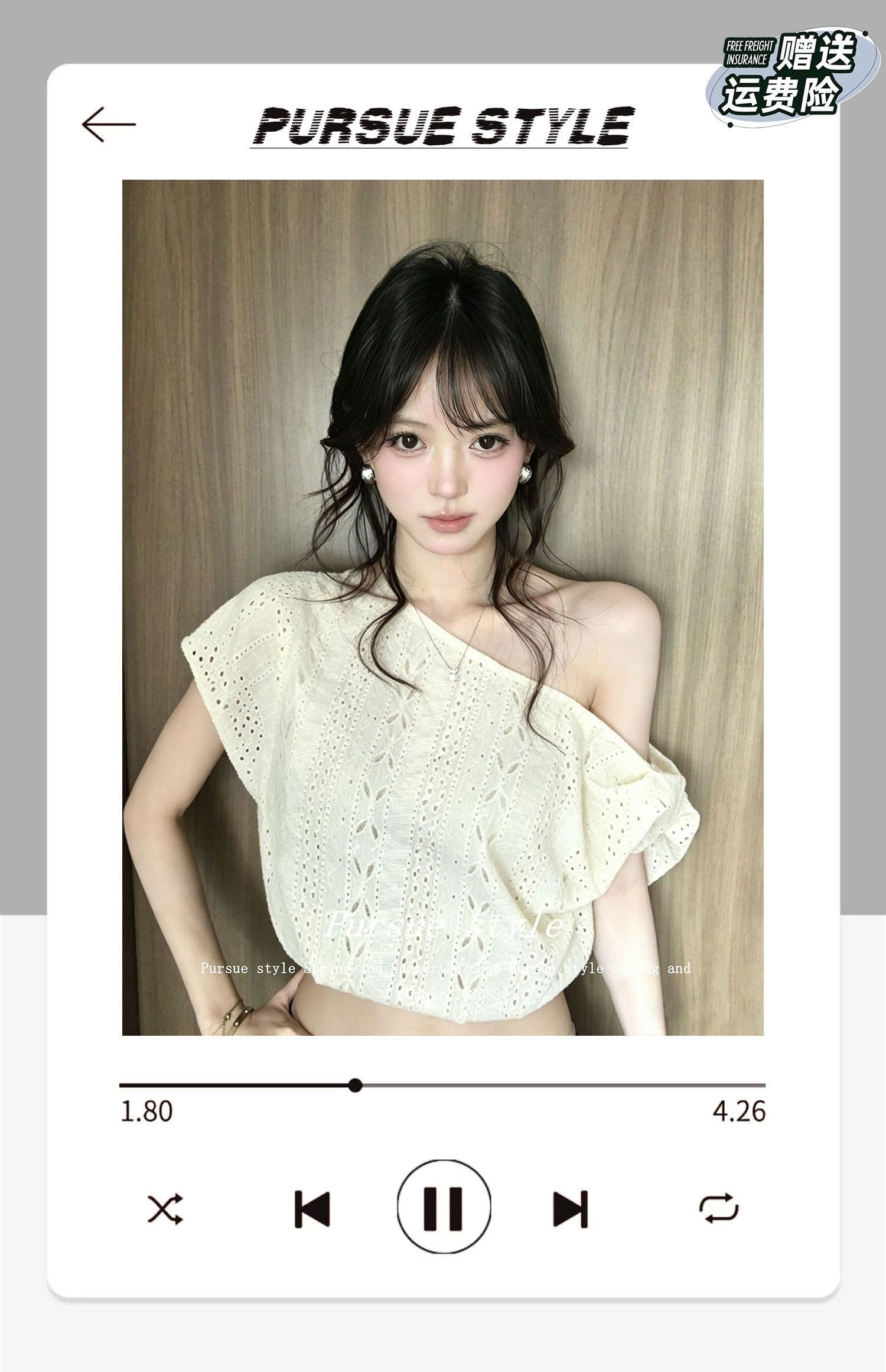 여성의 아파트 꿀 비스듬한 얼라이언스 한 부서 비스듬한 어깨 티셔츠 여성 여름 자카드 자수 비틀림 반팔 디자인 센스 오프숄더 맨위 상세 이미지 2