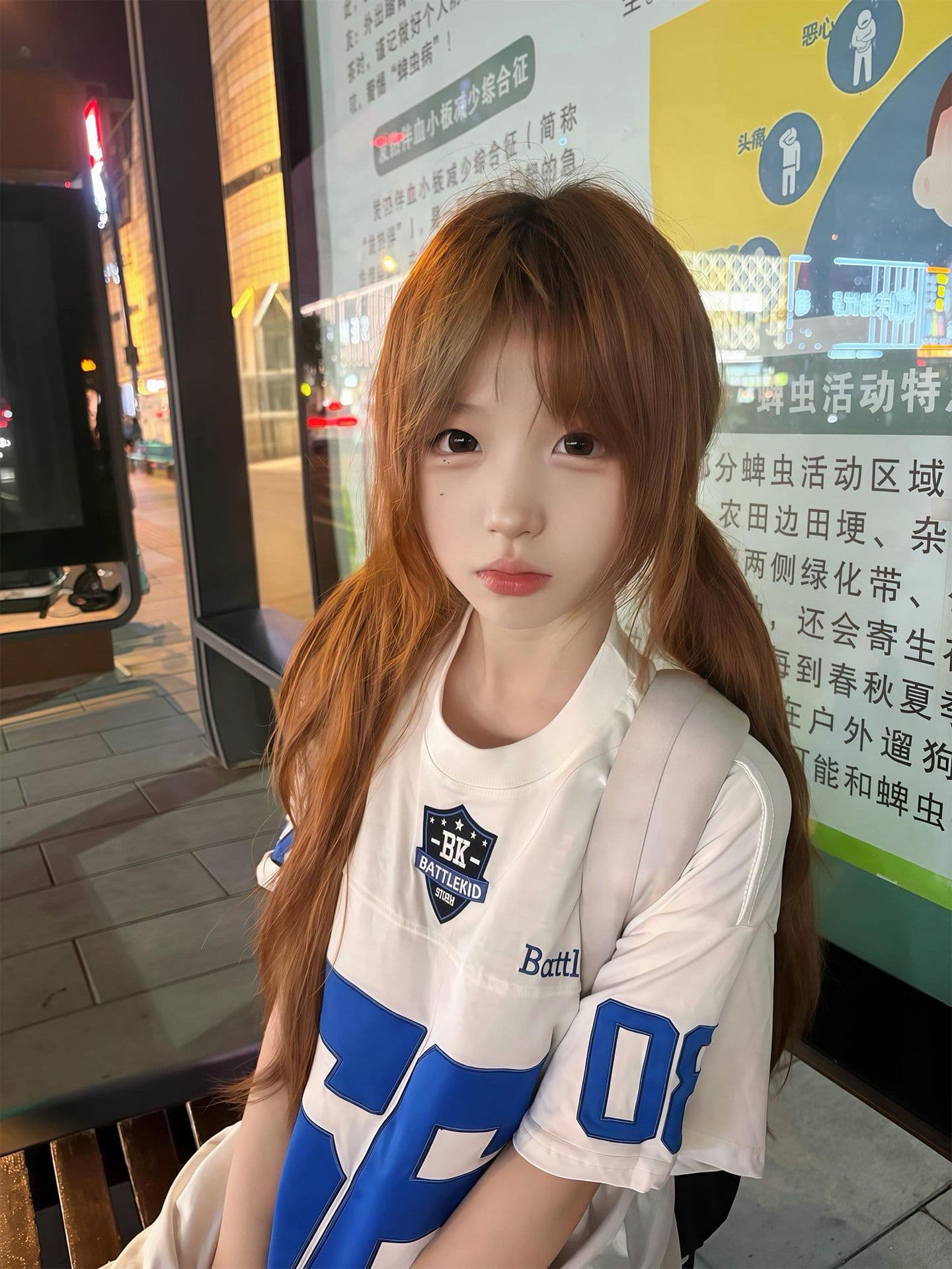 자수 패치 네리 가게 천 19 지점 220 그램 순면 반팔 티셔츠 여성 이미지 3
