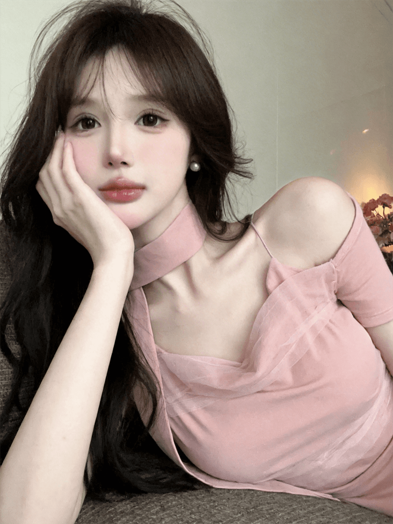 2026 슈퍼 화재 연령 감소 맨위 디자인 센스 오프숄더 불규칙 망사 패치워크 다용도 몸매 가꾸기 반팔 티셔츠 여름 상세 이미지 9
