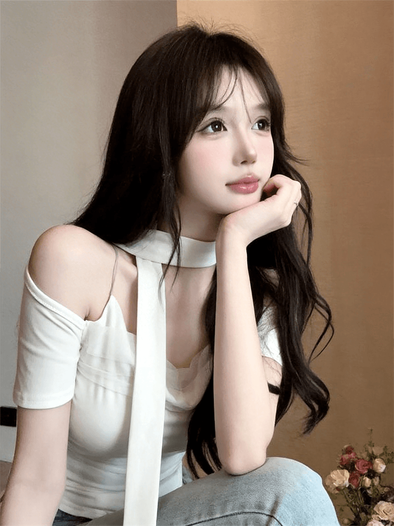 2026 슈퍼 화재 연령 감소 맨위 디자인 센스 오프숄더 불규칙 망사 패치워크 다용도 몸매 가꾸기 반팔 티셔츠 여름 상세 이미지 19