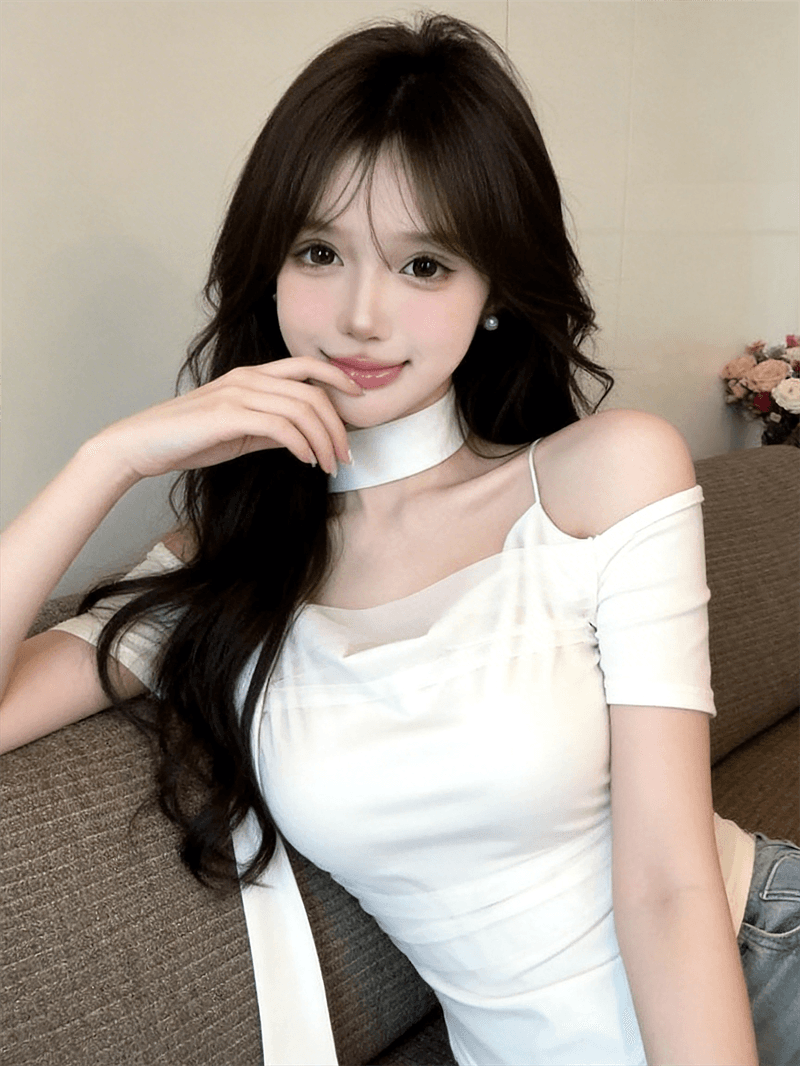 2026 슈퍼 화재 연령 감소 맨위 디자인 센스 오프숄더 불규칙 망사 패치워크 다용도 몸매 가꾸기 반팔 티셔츠 여름 상세 이미지 24