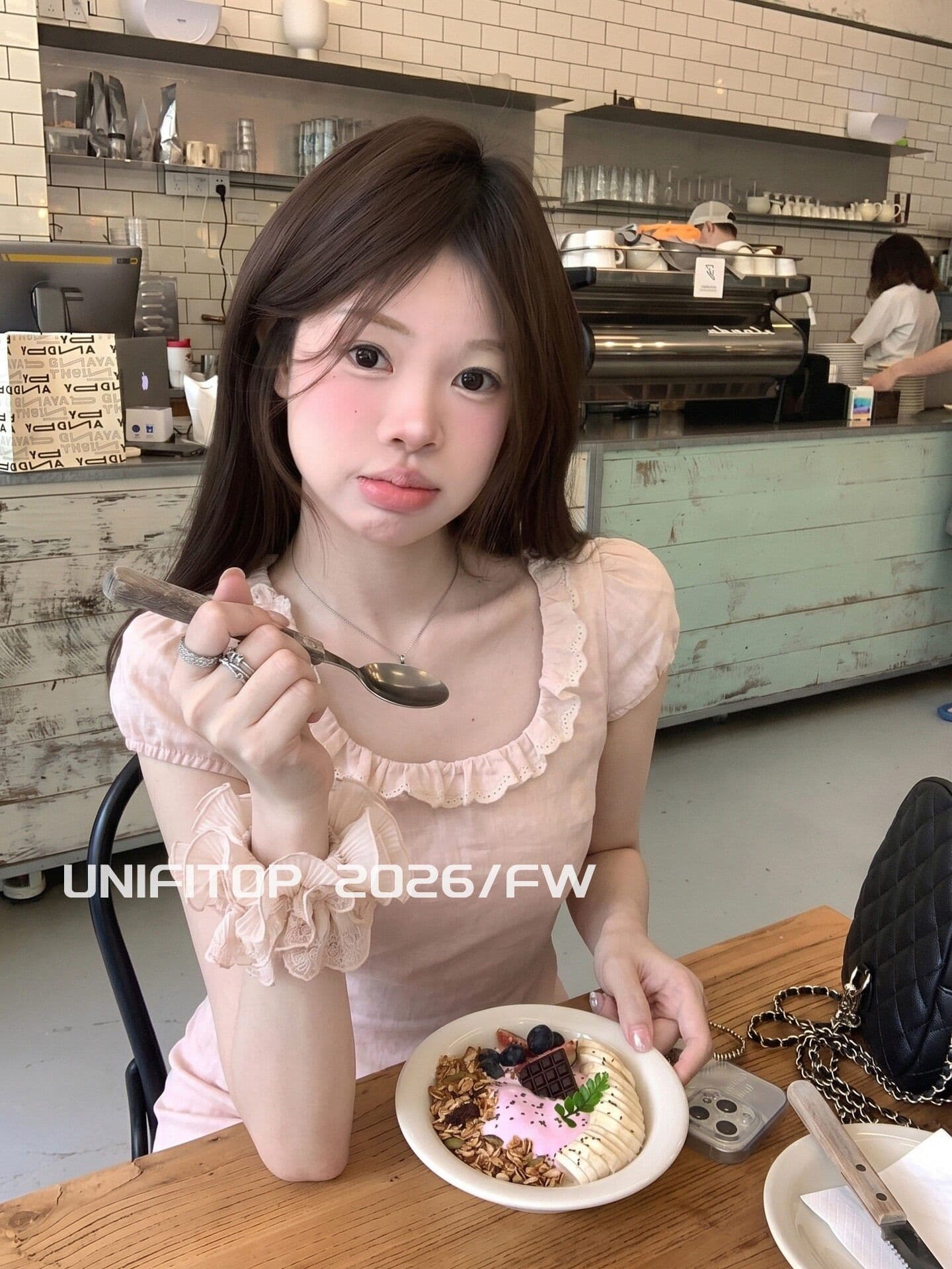 모래 면 평직 달콤한 스타일 레이스 반팔 여성 셔츠 여름 새로운 한 부서 디자인 센스 허리 수축 디스플레이 얇고 작은 맨위 상세 이미지 1