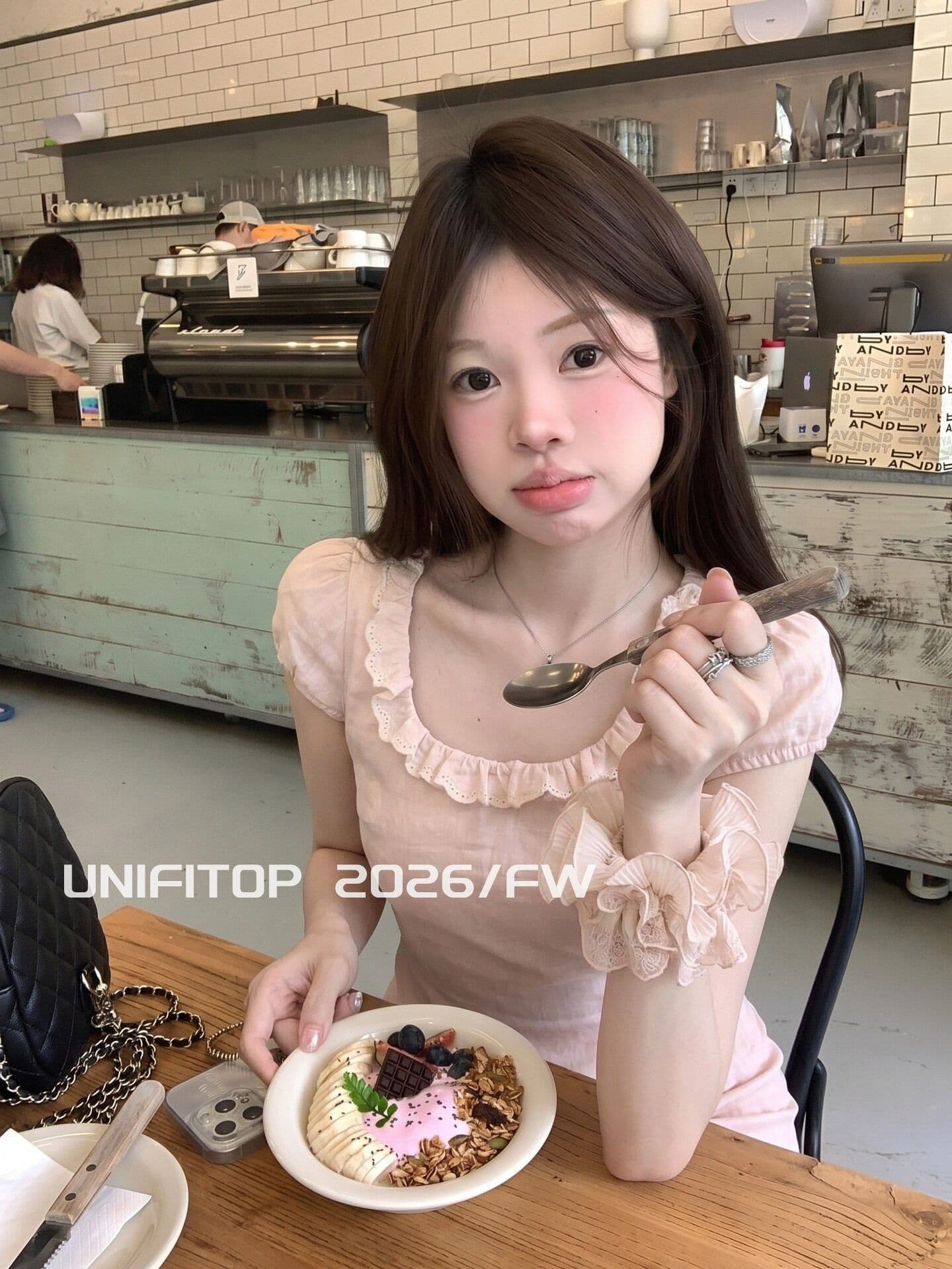 모래 면 평직 달콤한 스타일 레이스 반팔 여성 셔츠 여름 새로운 한 부서 디자인 센스 허리 수축 디스플레이 얇고 작은 맨위 상세 이미지 4