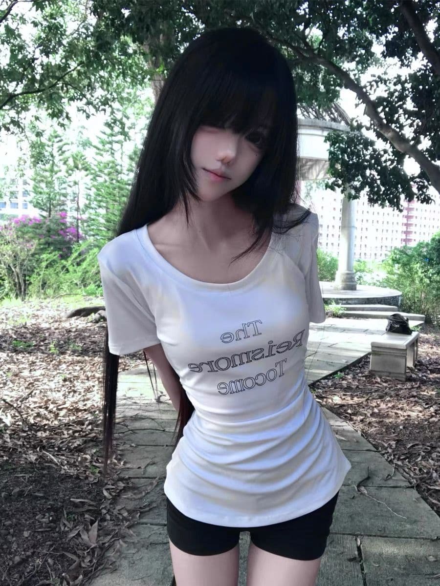 전후 프린트 보안 버클 행침 카드 사람들 면 260 그램 반팔 s-xl