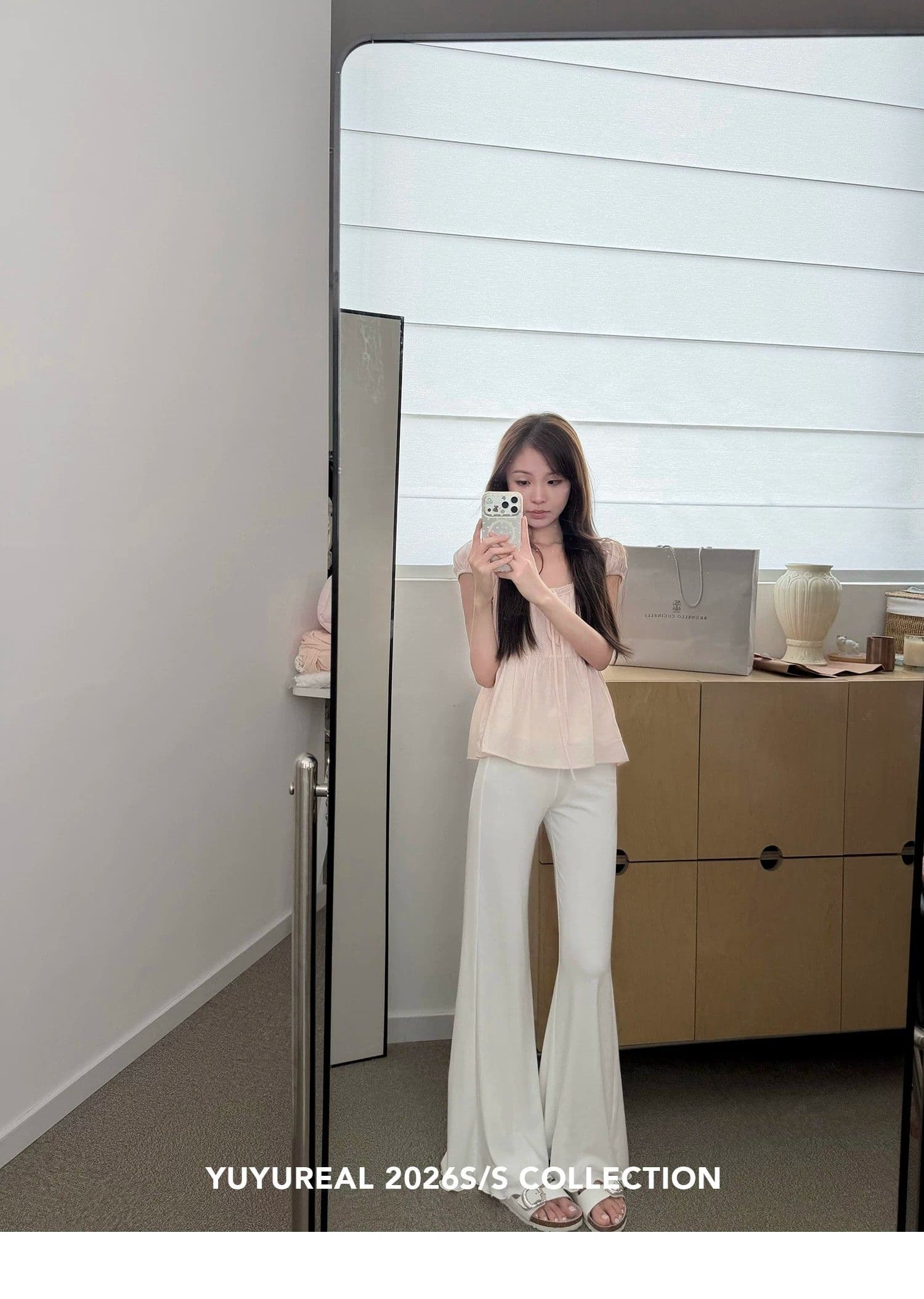 플러그 웨스트 리 아시아 인 낭만주의 레이스 레이스 주간 실크 라미 작은 맨위 여성 의류 u 칼라 반팔 상세 이미지 15