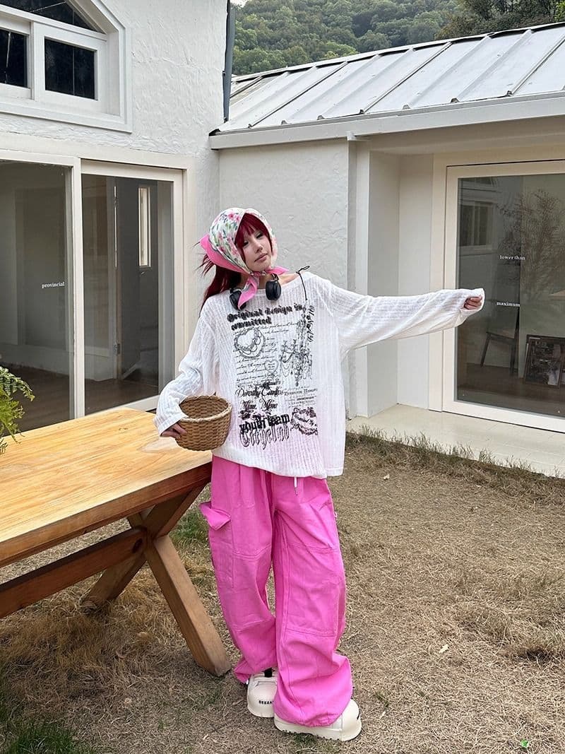 원본 원단 달콤한 차가운 바람 블라우스 긴팔 티셔츠 여성 봄 새로운 루즈핏 자외선 차단 오프숄더 맨위 상세 이미지 8