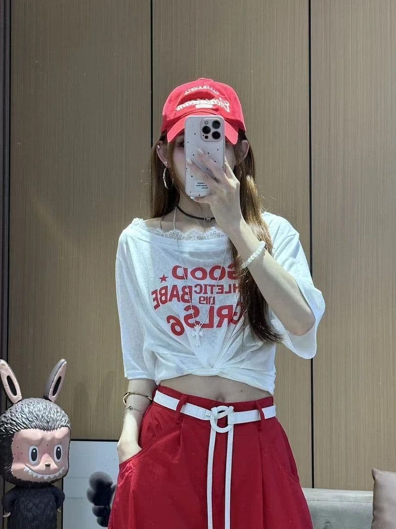 레이스 광저우 라이 경기 서울 눈꽃 얼음 차가운 면 165 그램 헝겊 차가운 미끄러짐 반팔 소매 이미지 4