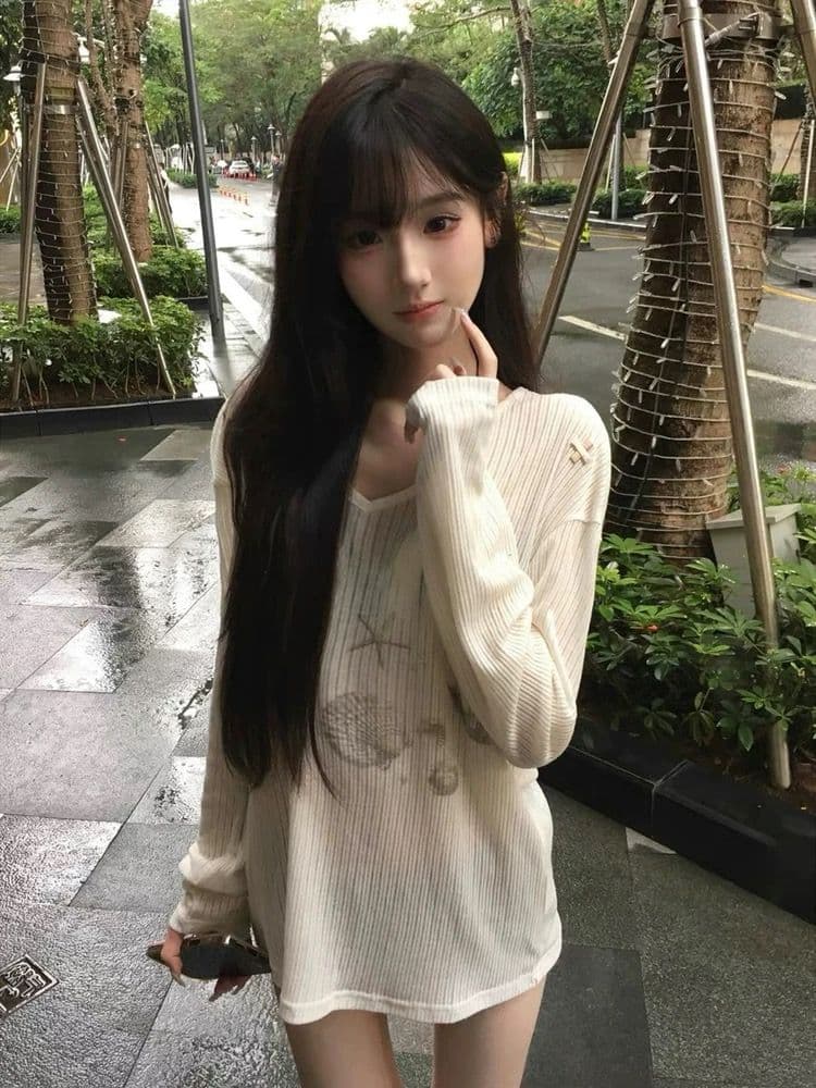 광저우 원본 원단 긴팔 여성 이미지 4