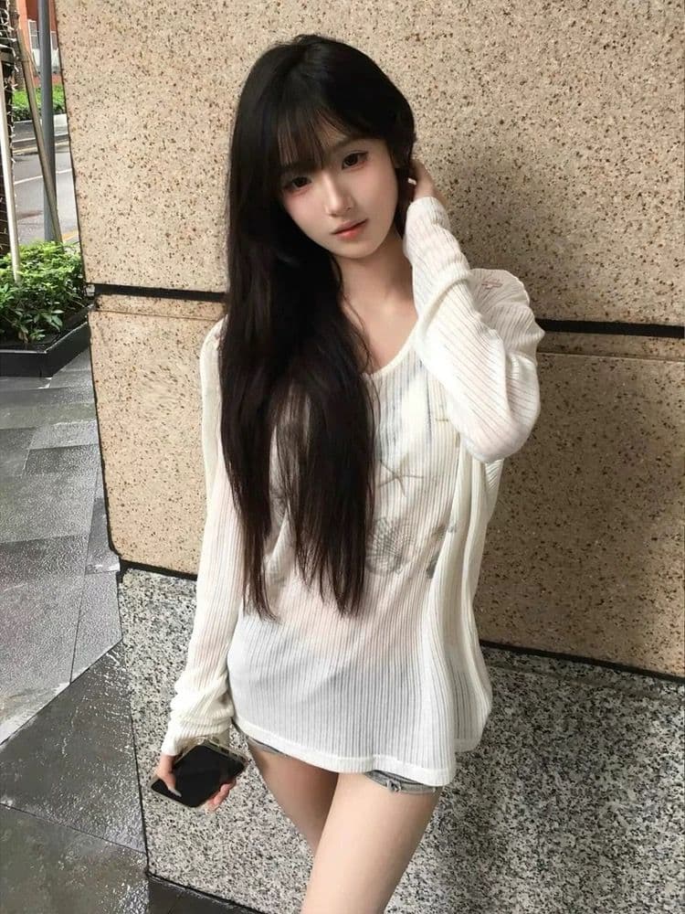 광저우 원본 원단 긴팔 여성 상세 이미지 4