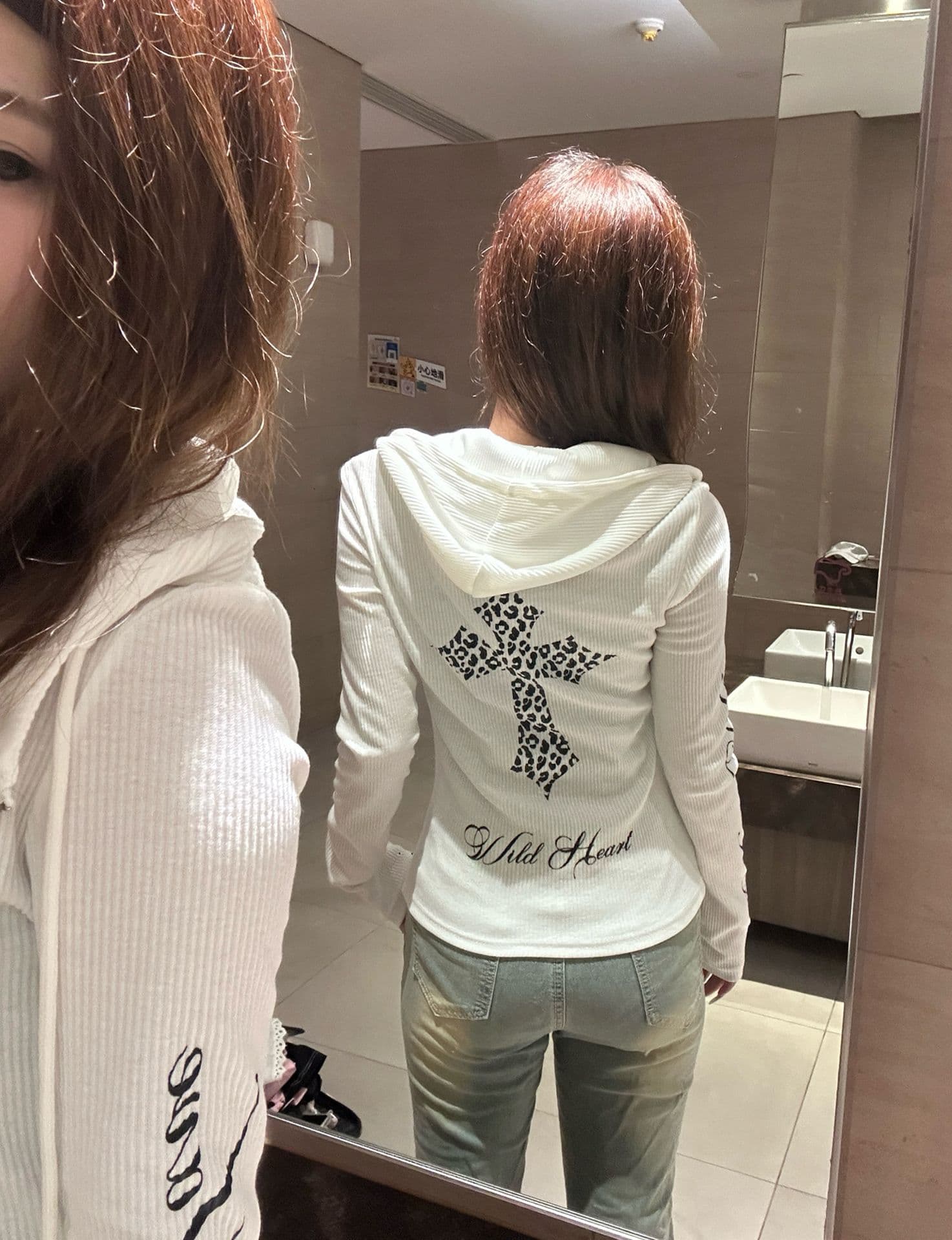 백금 지퍼 원본 솜씨 광저우 원단 280 그램 후드티 여성 상세 이미지 9