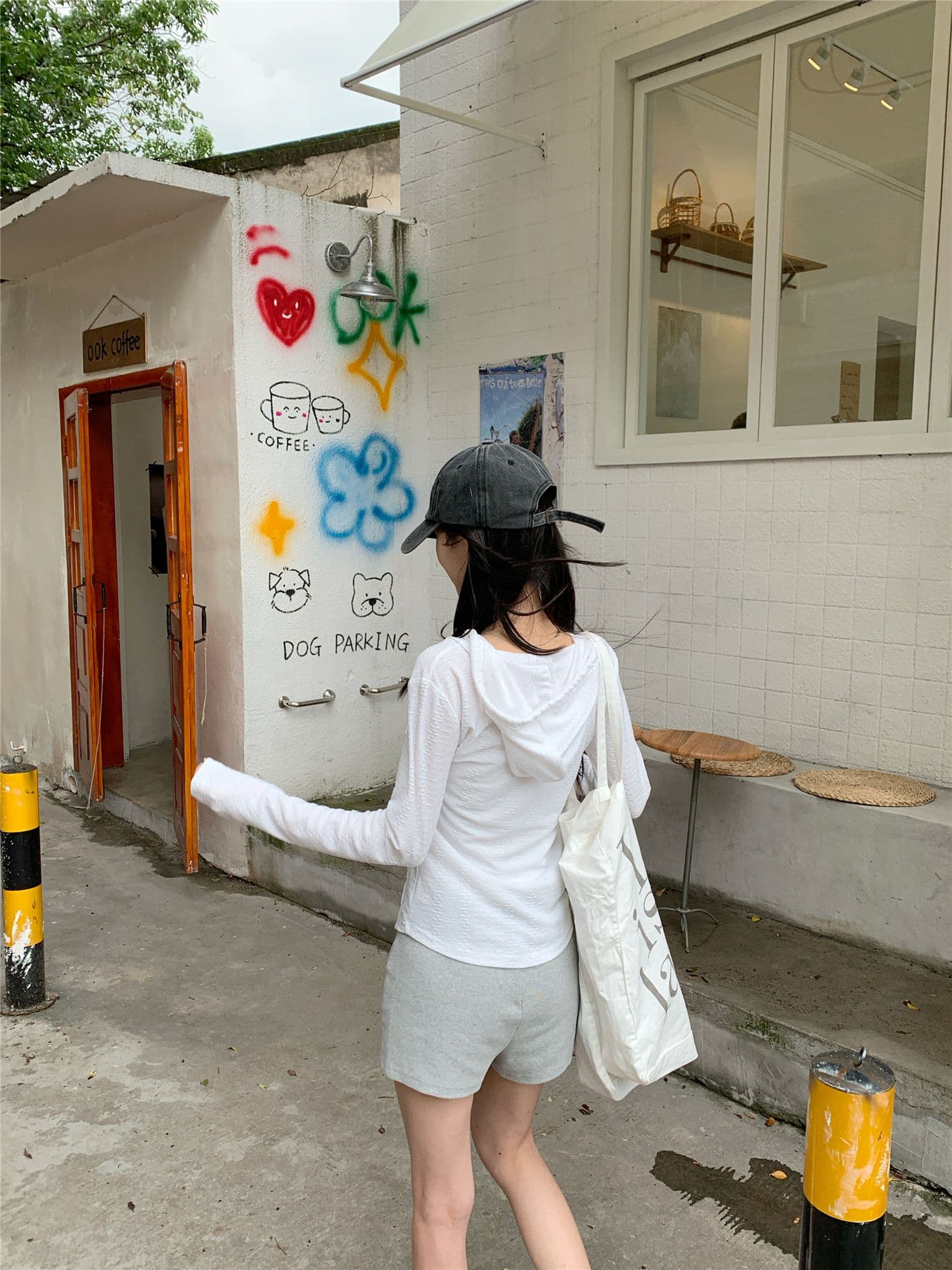 160 그램 눈꽃 면 한 부서 운동 바람 후드 긴팔 여성 코트 가을 몸매 가꾸기 슬림해 보이는 달콤한 매운맛 바람 지퍼 오픈 가디건 상세 이미지 7