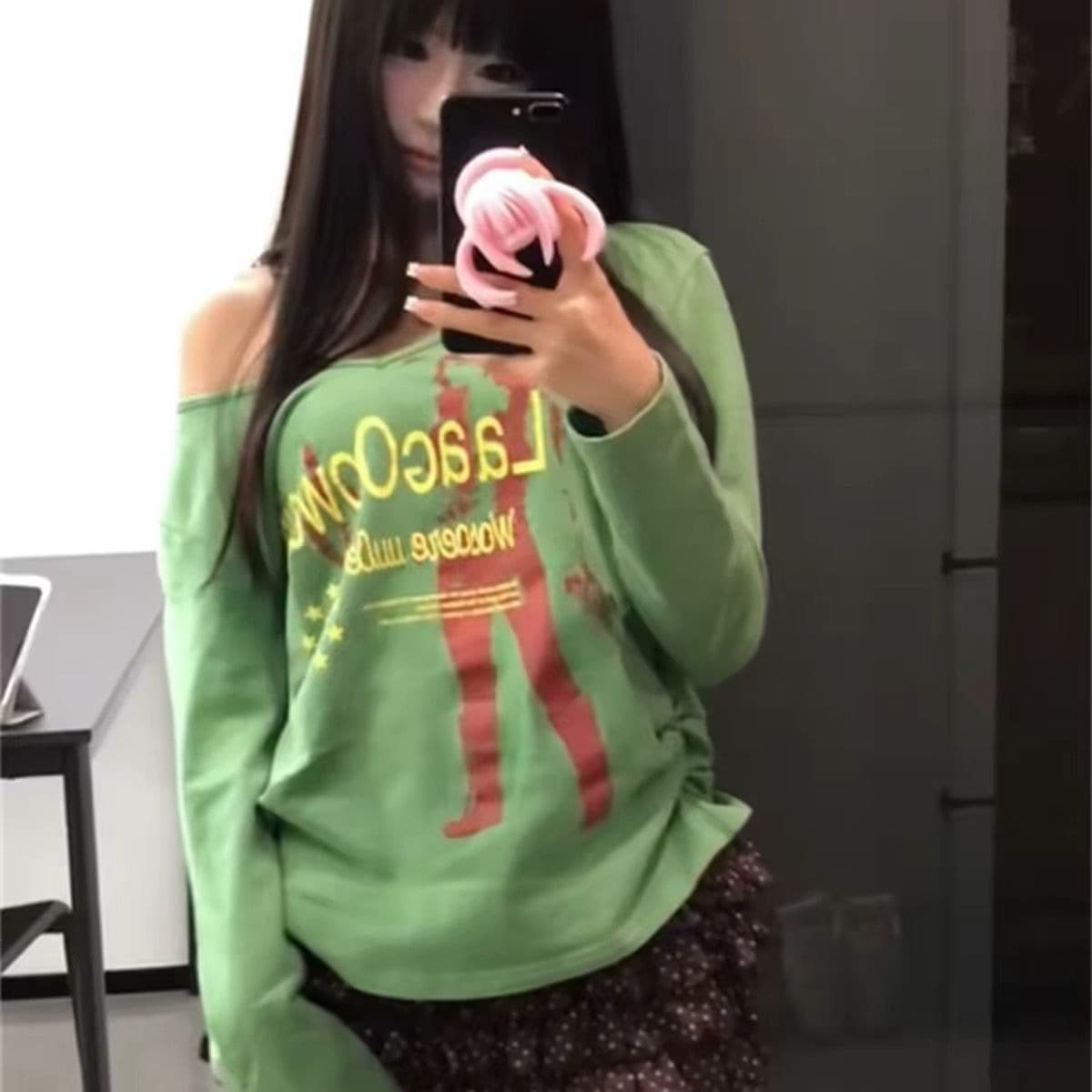 프린트 보안 버클 행침 카드 40 순면 220 그램 긴팔 s-xl 이미지 5