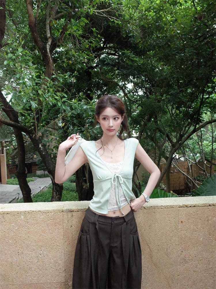 260 그램 모달 패치워크 페이크 레이어드 꽃무늬 티셔츠 여성 여름 새로운 한 부서 연령 감소 몸매 가꾸기 슬림해 보이는 쇼트 스타일 맨위 상세 이미지 7