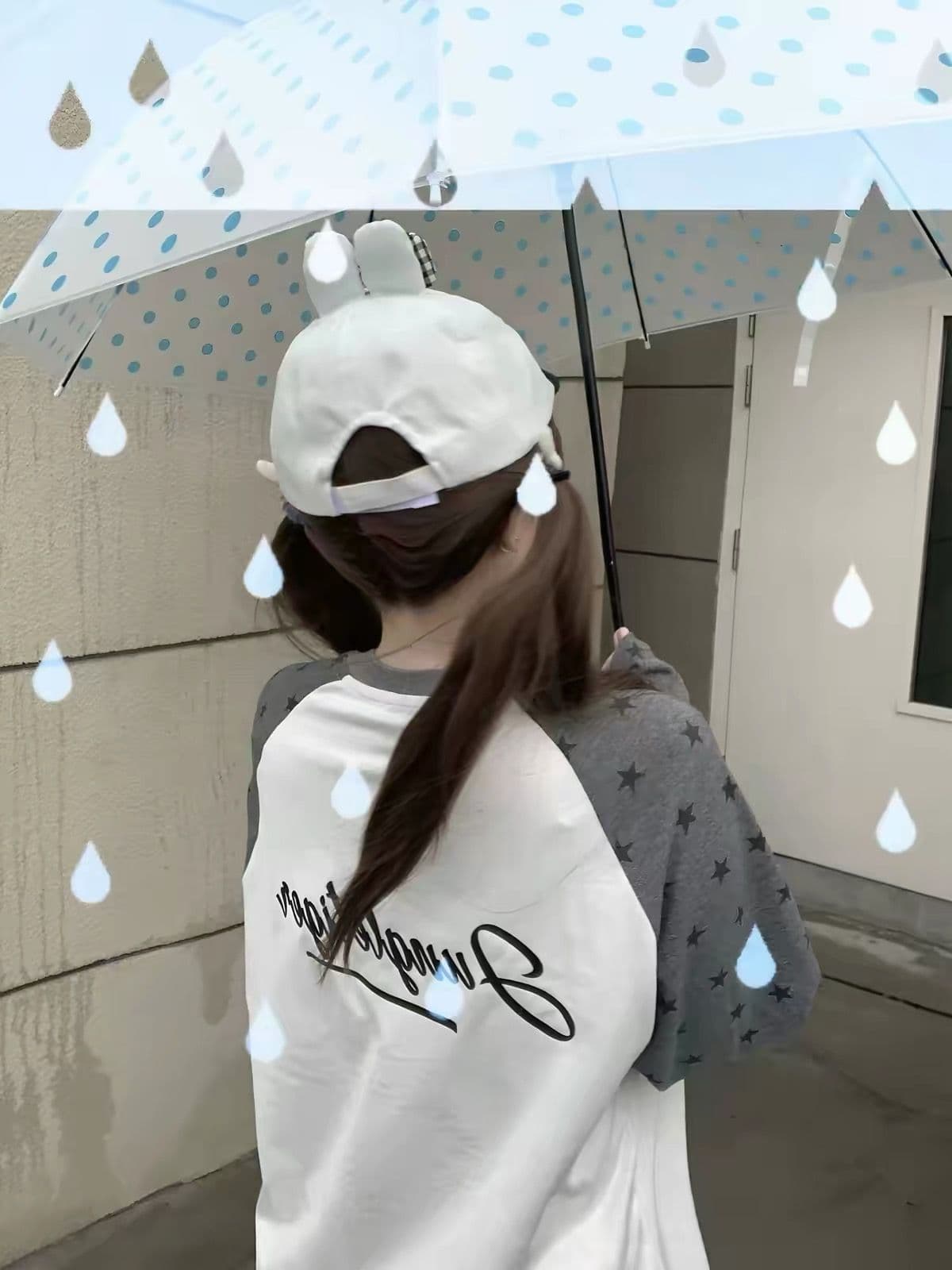 좋은 품질 원본 솜씨 19 지점 220 그램 순면 긴팔 티셔츠 여성 이미지 2