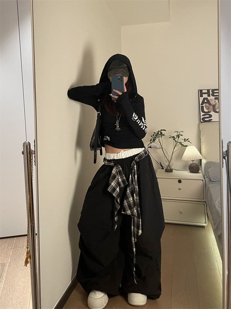원본 눈꽃 면 자외선 차단 블라우스 Tulle 맨위 여성 여름 가을 얇은 스타일 긴팔 티셔츠 후드 몸매 가꾸기 아메리칸 핫걸 상세 이미지 4