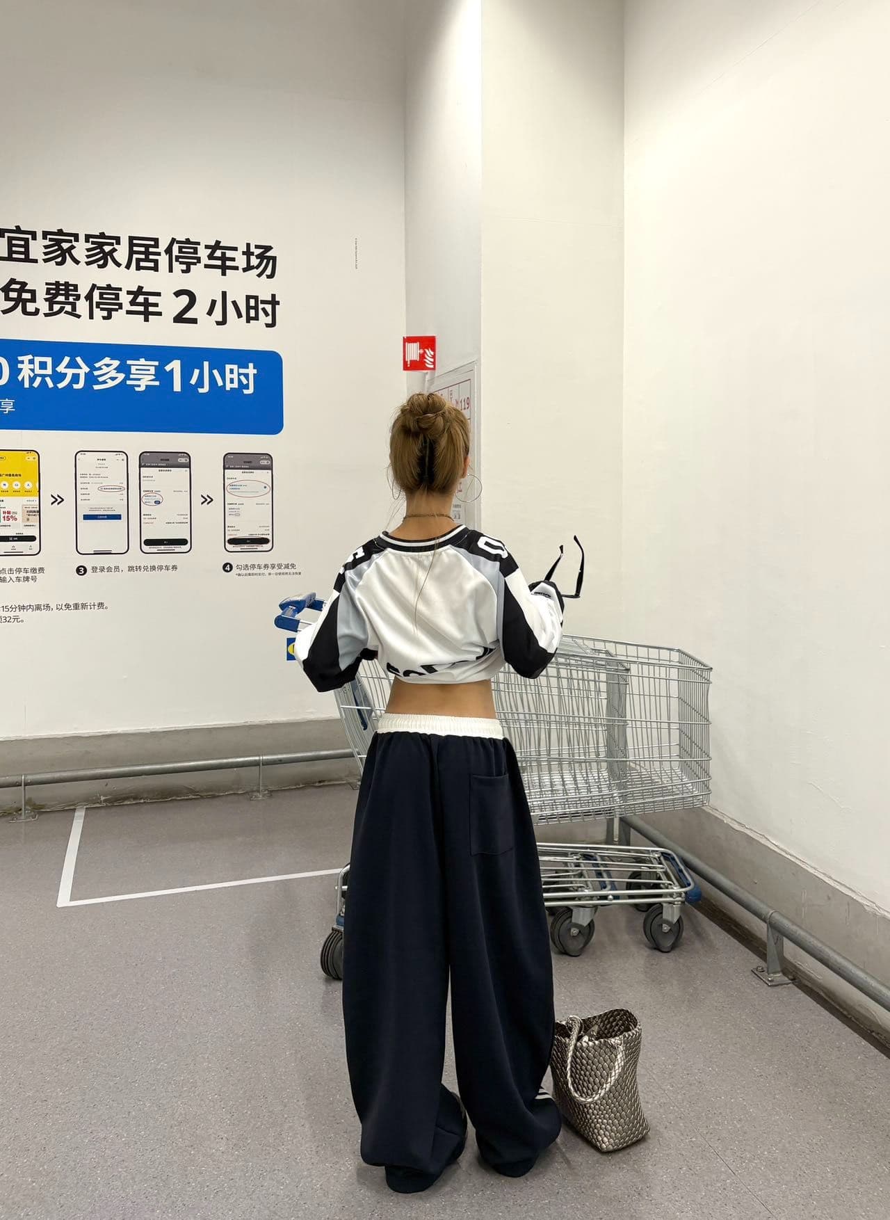 원본 솜씨 원본 저지 원단 아메리칸 레트로 패치워크 배색 5 번 저지 긴팔 티셔츠 남녀 조수 브랜드 가을 상세 이미지 7