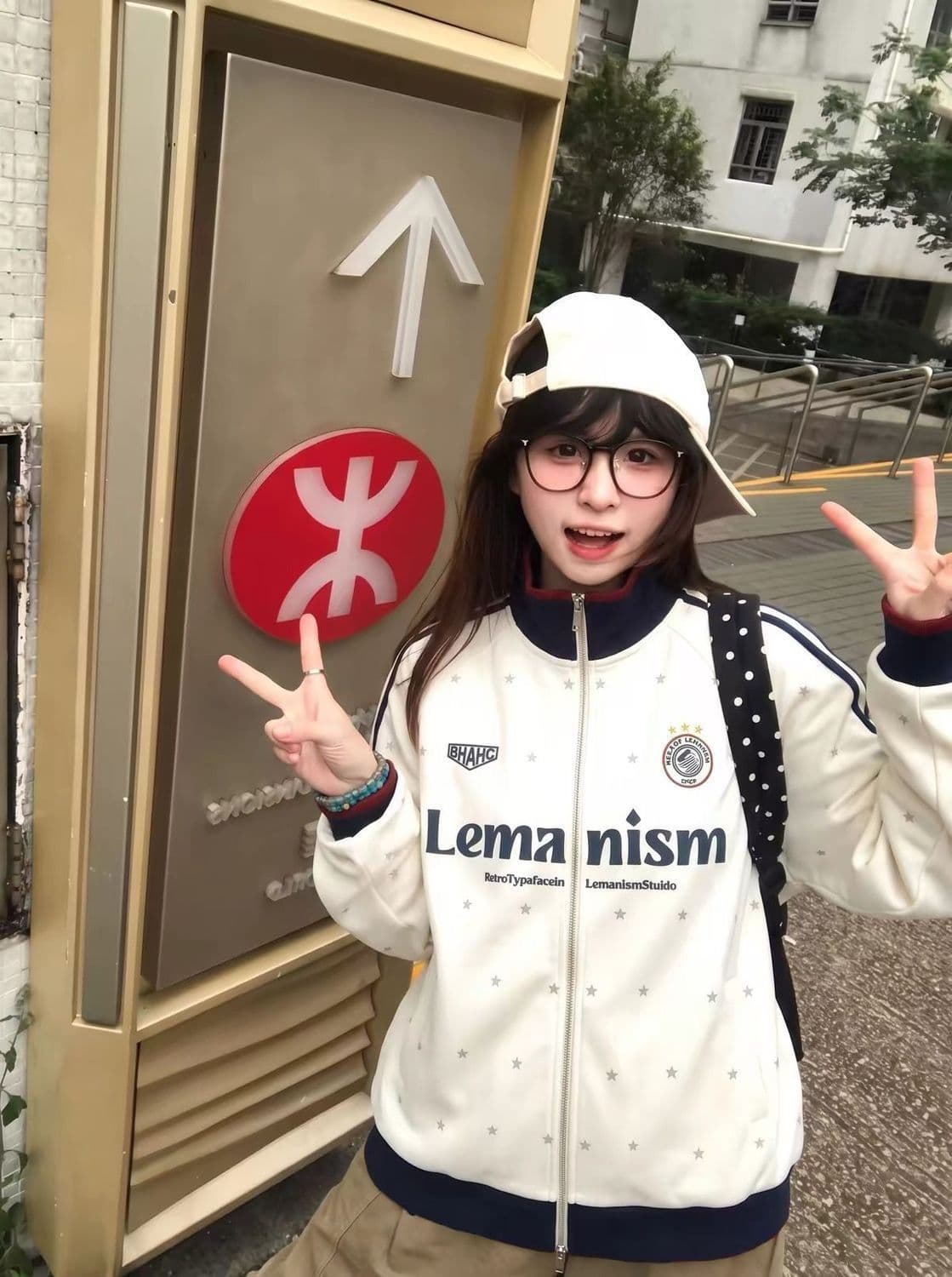 얇은 스타일 원본 압력 라인 원본 지퍼 포밍 프린트 순수한 Mianhua 면 후드티 여성 이미지 3