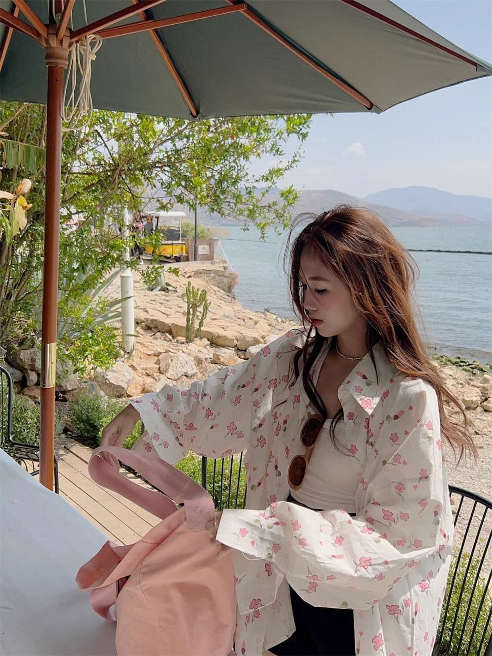 달콤함 얇은 스타일 자외선 차단 여성 셔츠 봄 가을 디자인 센스 작은 대중 셔츠 맨위 에어컨 객실 재킷 상세 이미지 2
