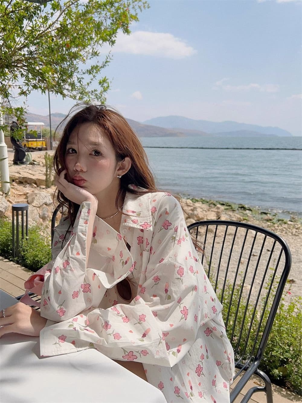 달콤함 얇은 스타일 자외선 차단 여성 셔츠 봄 가을 디자인 센스 작은 대중 셔츠 맨위 에어컨 객실 재킷 상세 이미지 3