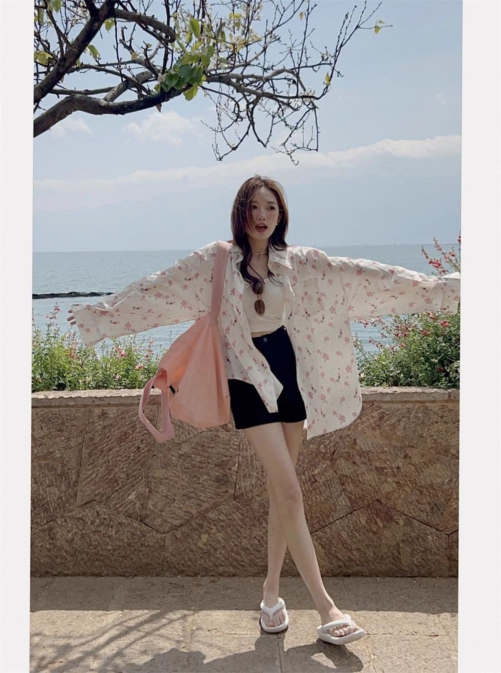 달콤함 얇은 스타일 자외선 차단 여성 셔츠 봄 가을 디자인 센스 작은 대중 셔츠 맨위 에어컨 객실 재킷 상세 이미지 12