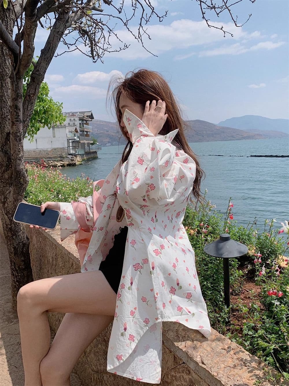 달콤함 얇은 스타일 자외선 차단 여성 셔츠 봄 가을 디자인 센스 작은 대중 셔츠 맨위 에어컨 객실 재킷 상세 이미지 13