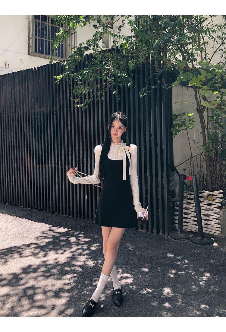 높은 품질 품질 니트 스웨터 여성 가을 한 부서 분위기 센스 맨위 순수한 욕망 몸매 가꾸기 디자인 센스 자이언트 잘 생긴 스웨터 상세 이미지 16