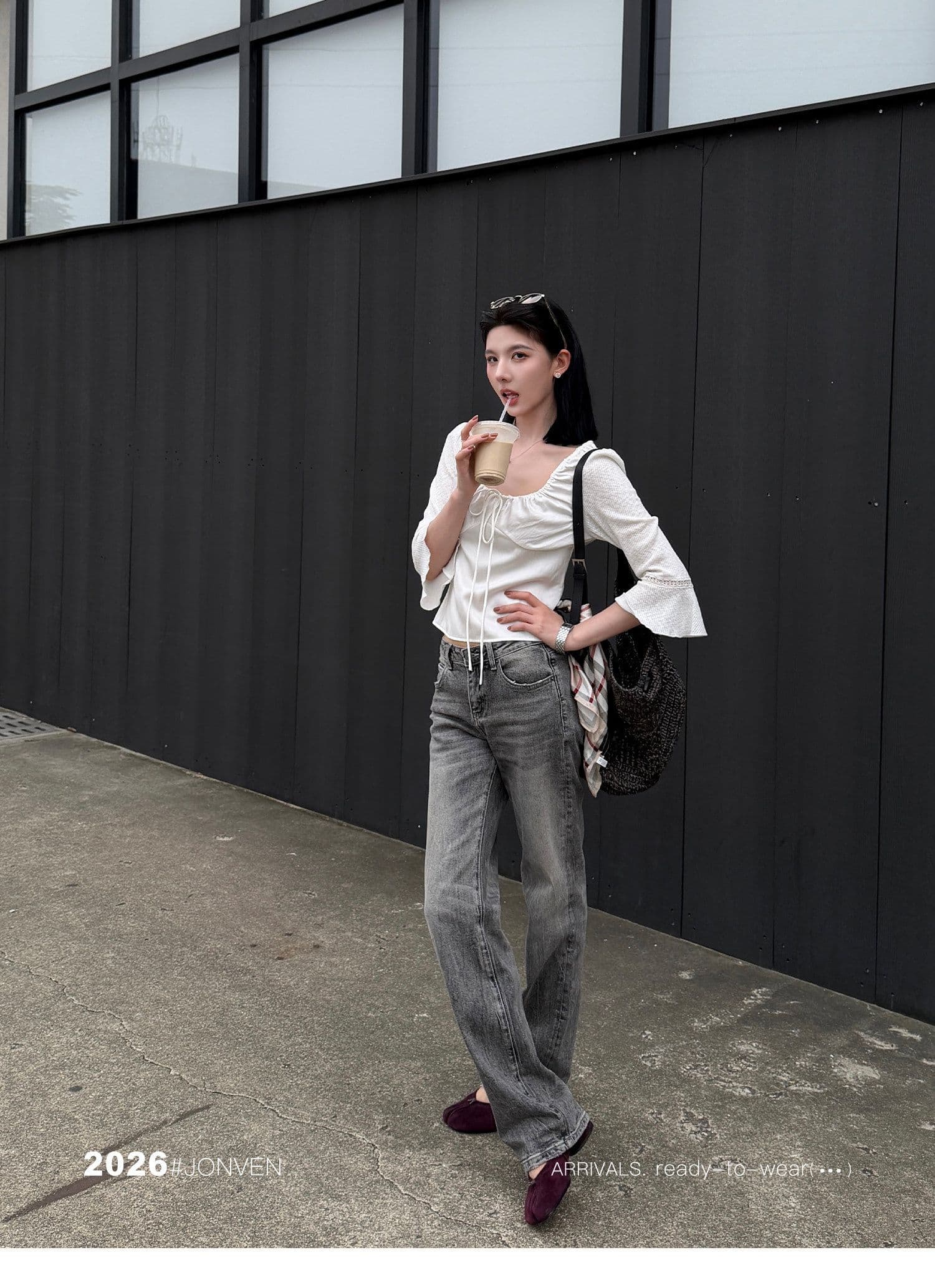 높은 품질 품질 레트로 새틴 대 라운드 넥 주름 맨위 여성 품격 출퇴근 고급 chic Chic 여성 셔츠 상세 이미지 30