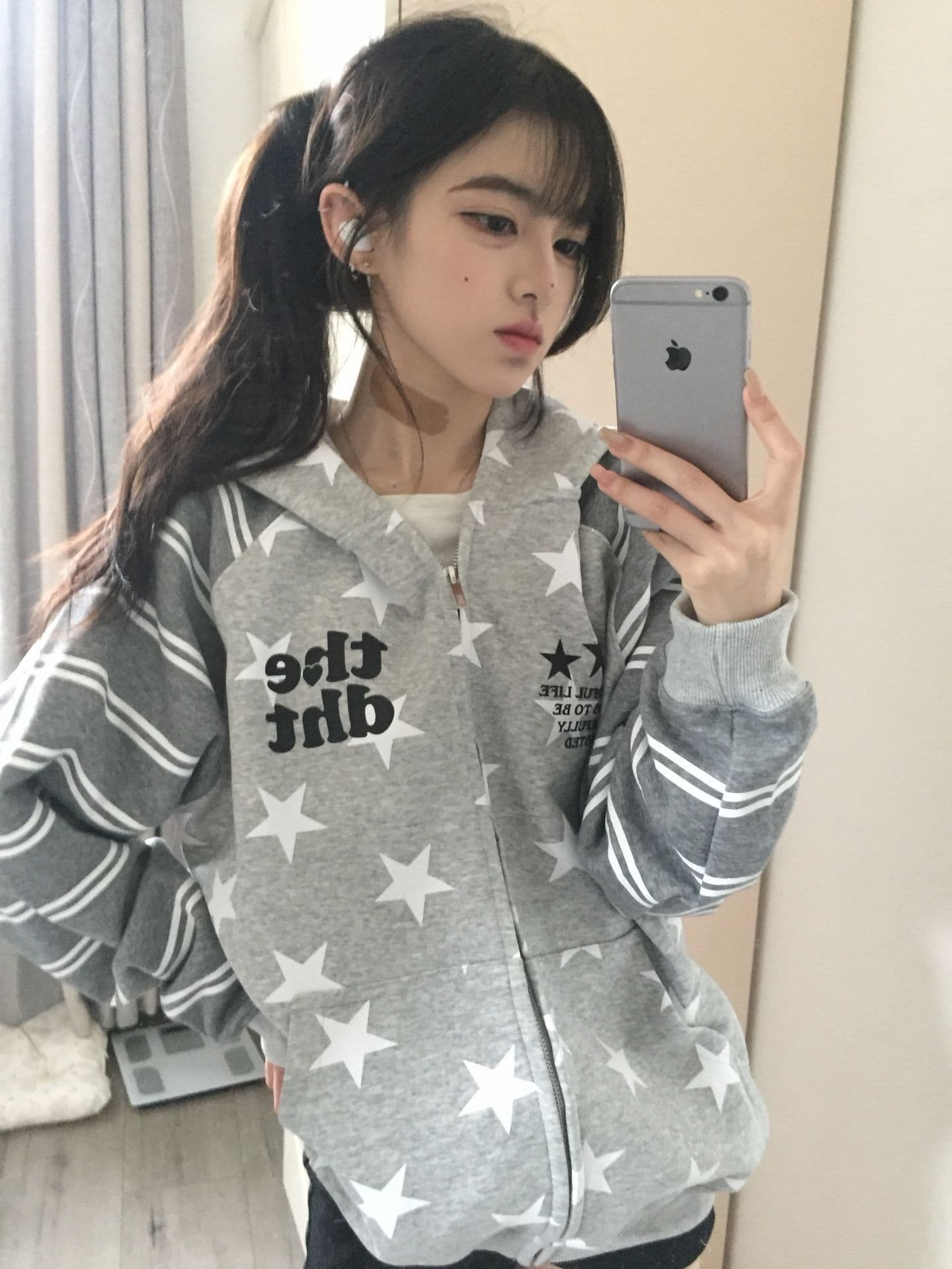 얇은 스타일 원본 솜씨 자수 천 프린트 순수한 Mianhua 면 복합 후드 티 스웨터 여성 상세 이미지 5