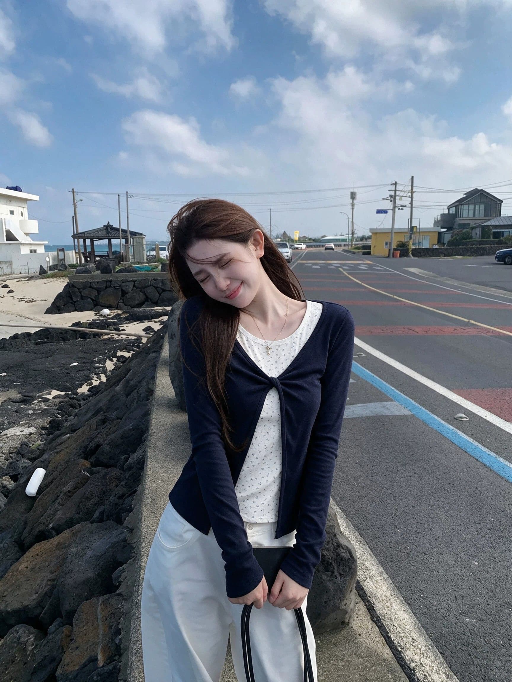 페이크 레이어드 가을 새로운 몸매 가꾸기 인사이드 가져 가라. 기본 셔츠 상세 이미지 5