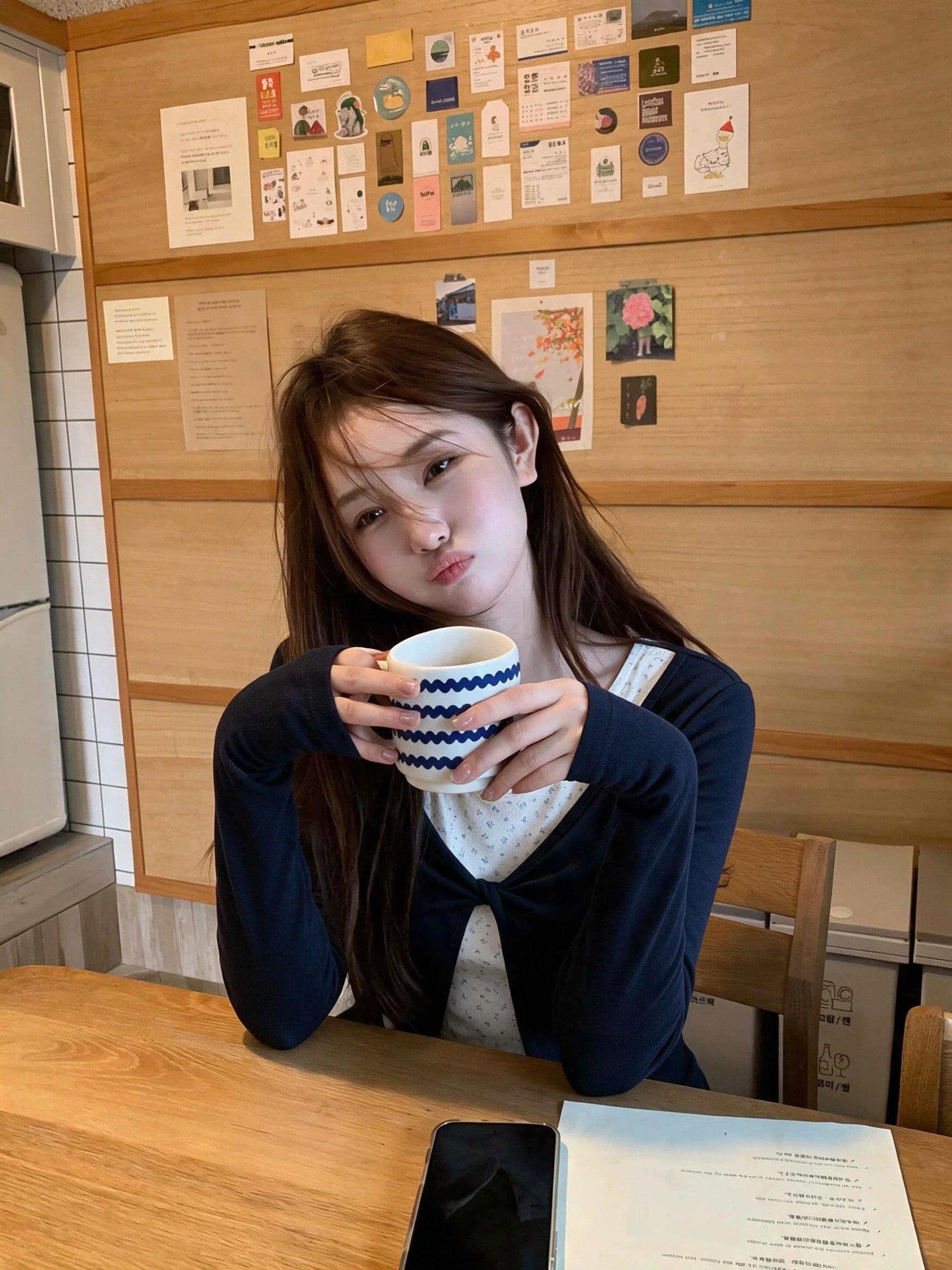 페이크 레이어드 가을 새로운 몸매 가꾸기 인사이드 가져 가라. 기본 셔츠 상세 이미지 8