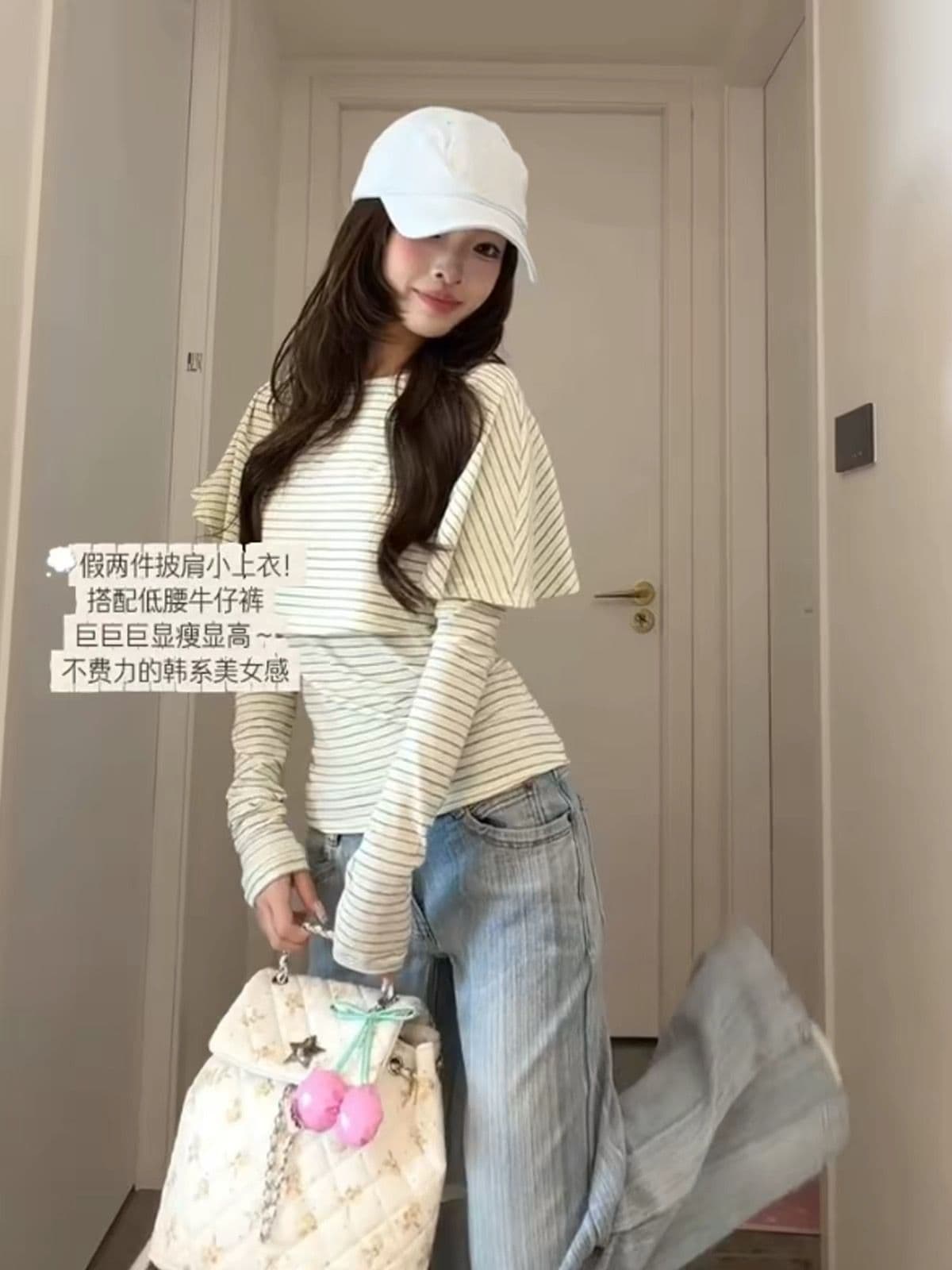 보안 버클 행침 카드 40 순면 220 그램 페이크 레이어드 긴팔 s-xl 이미지 4