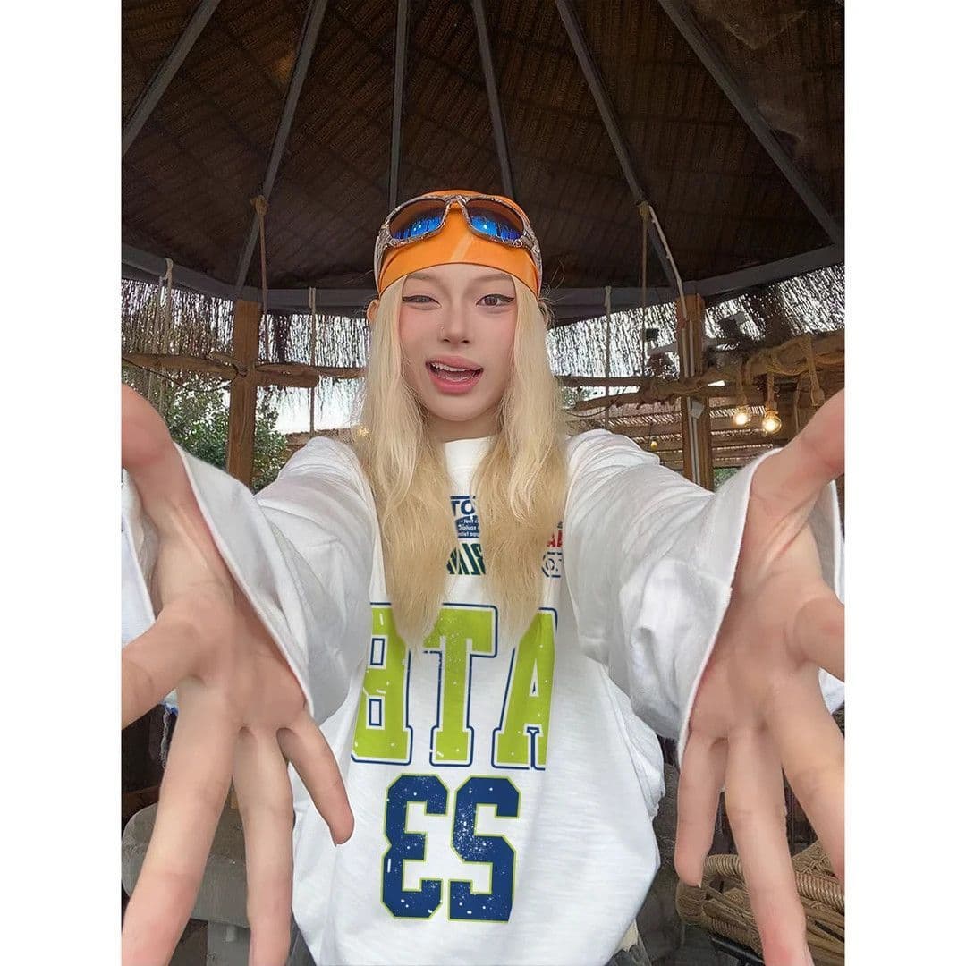 프린트 광저우 눈꽃 면 자외선 차단 블라우스 여성 상세 이미지 2