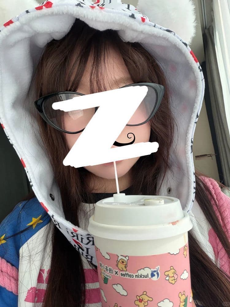 220g 순면 이후 테두리 소매 더블 프린트 배색 패치워크 루즈핏 긴팔 티셔츠 여성 상세 이미지 6