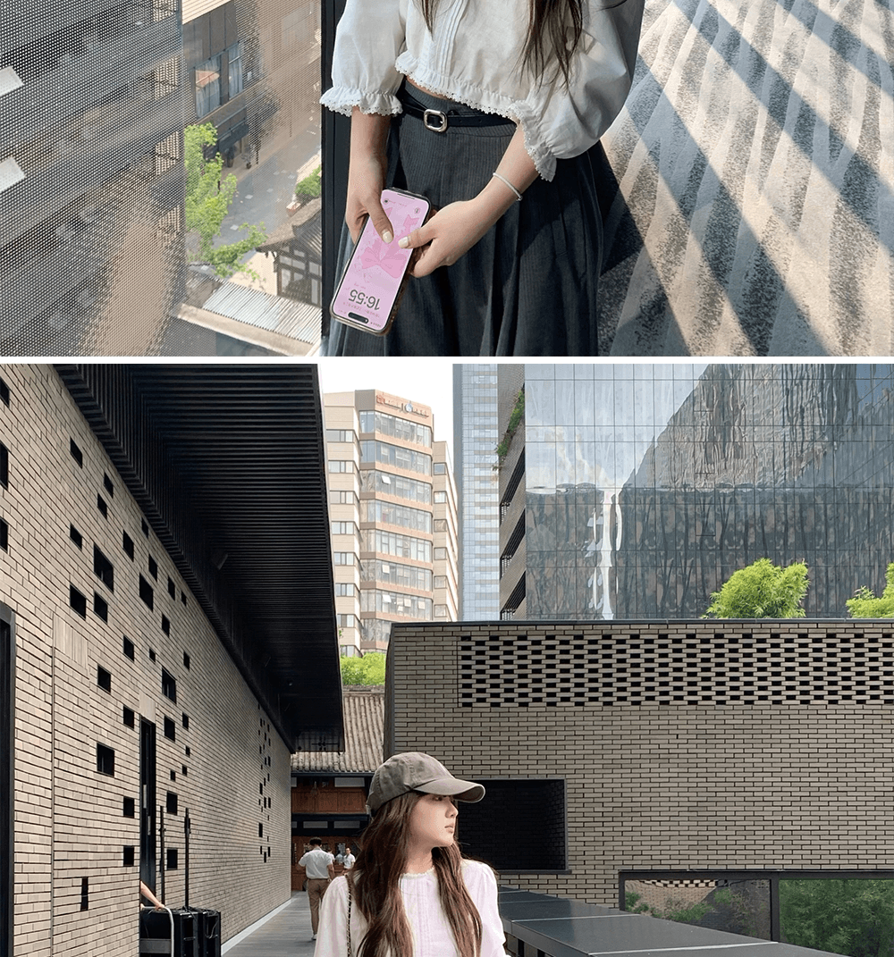 높은 품질 품질 프랑스식 품격 레이스 연령 감소 쇼트 스타일 긴팔 셔츠 맨위 여성 가을 Chic 슬림해 보이는 셔츠 상세 이미지 18