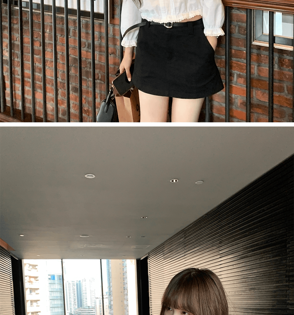 높은 품질 품질 프랑스식 품격 레이스 연령 감소 쇼트 스타일 긴팔 셔츠 맨위 여성 가을 Chic 슬림해 보이는 셔츠 상세 이미지 23