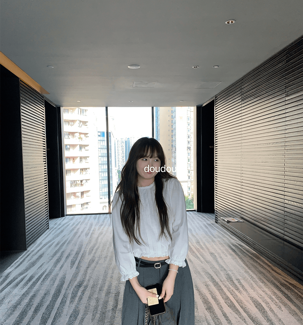 높은 품질 품질 프랑스식 품격 레이스 연령 감소 쇼트 스타일 긴팔 셔츠 맨위 여성 가을 Chic 슬림해 보이는 셔츠 상세 이미지 26