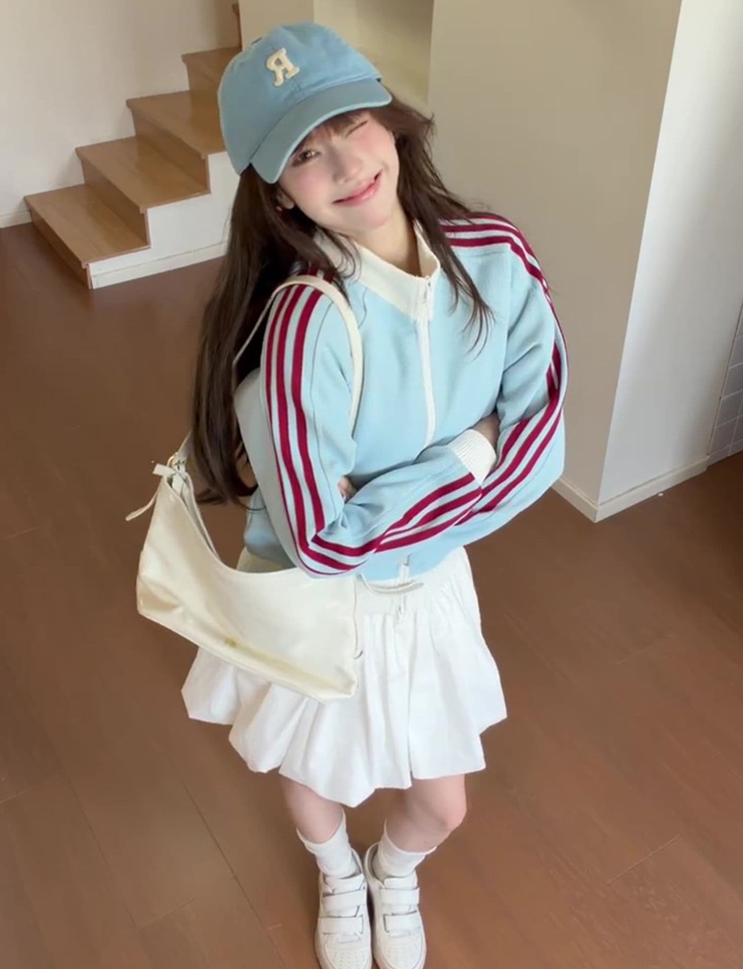 얇은 스타일 쇼트 스타일 원본 것 맞춤 달팽이 구두 광저우 후아 남편 그리드 복합 스탠드 칼라 지퍼 후드티 이미지 4