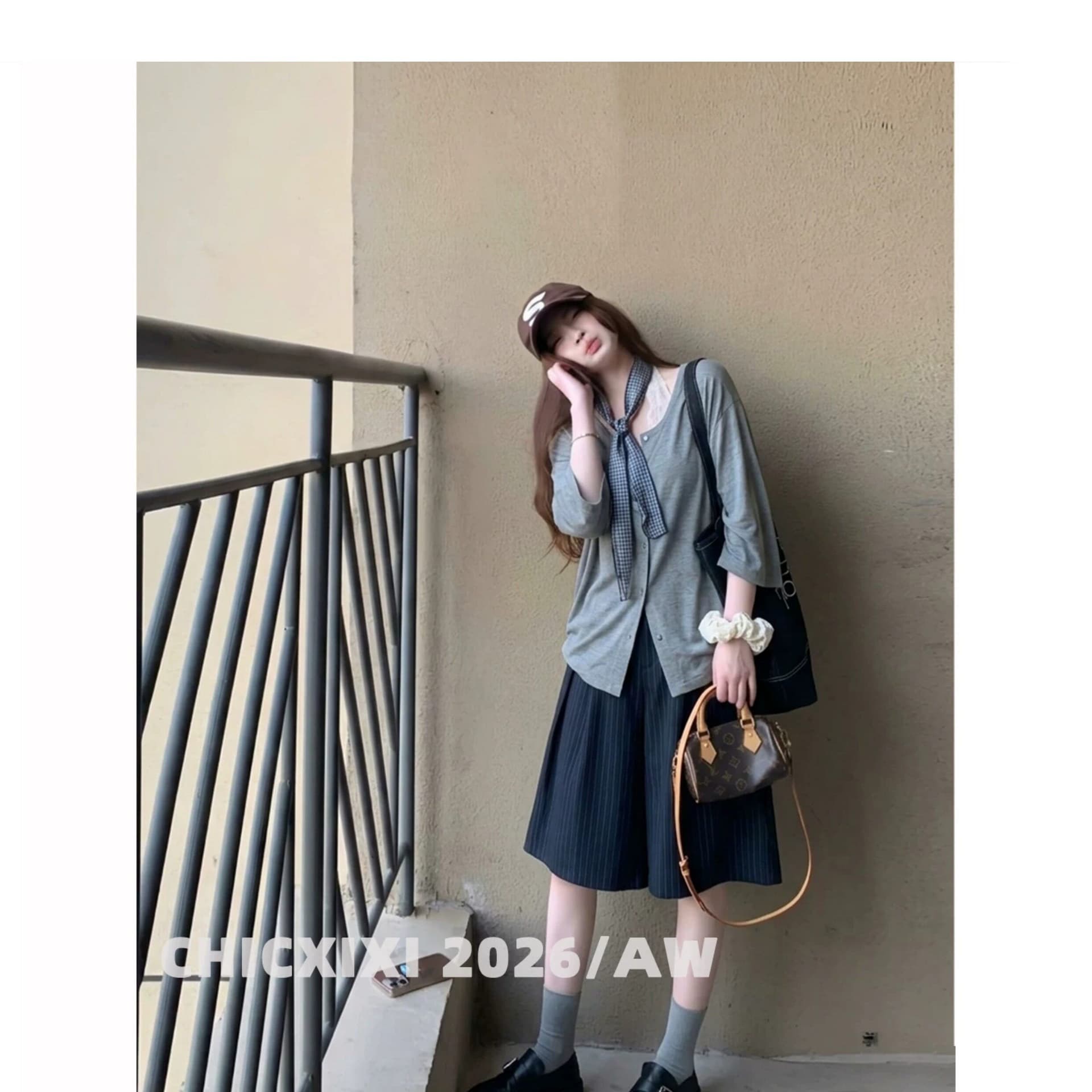 260 그램 사람들 면 이순신 샤 벨라 주간 어지럽게 흩어져 있는 것 느긋한 오픈 가디건 슬림해 보이는 맨위 상세 이미지 6
