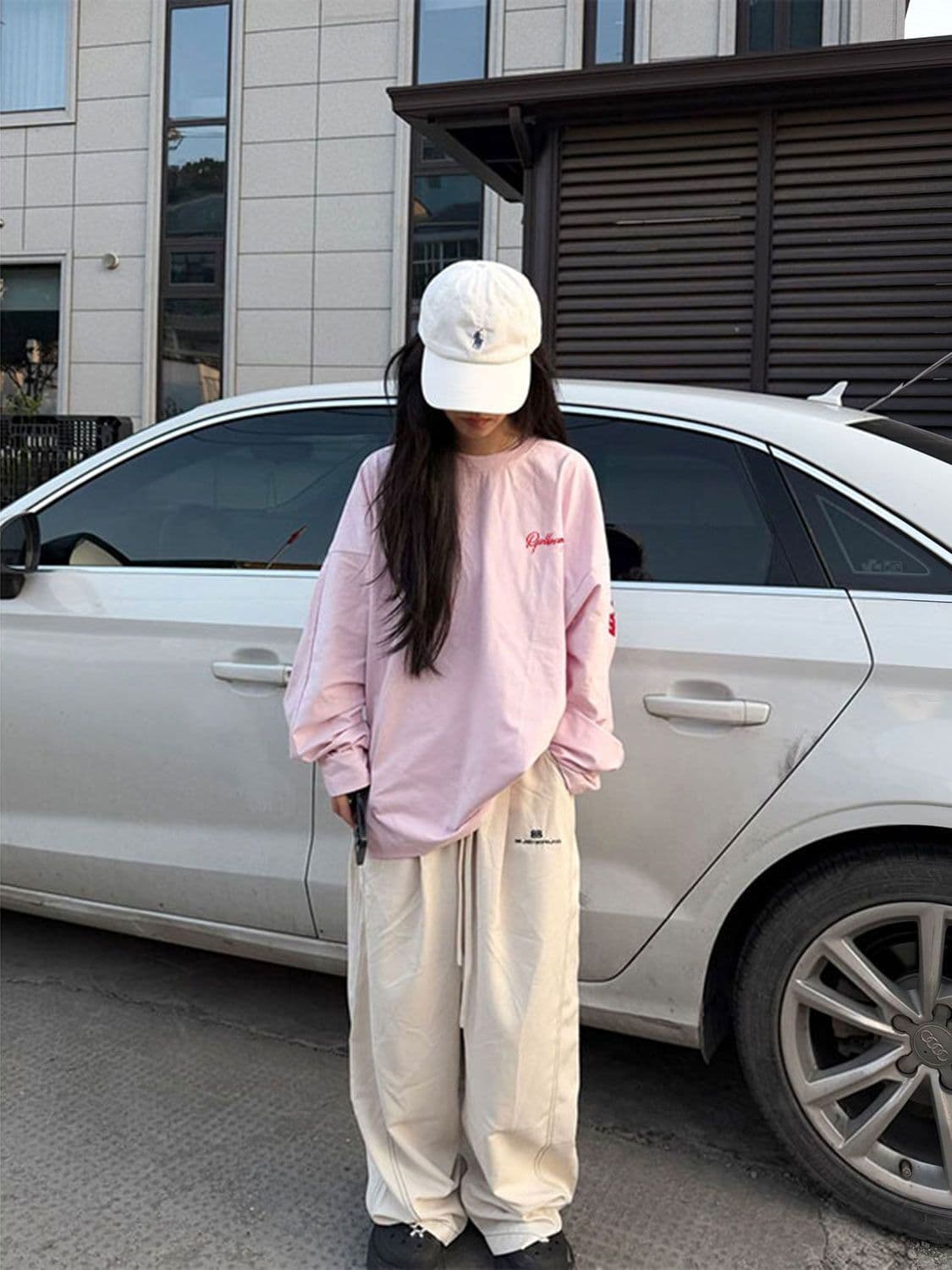 원본 솜씨 이후 패키지 칼라 순면 220 그램 프린트 긴팔 티셔츠 남녀 상세 이미지 8