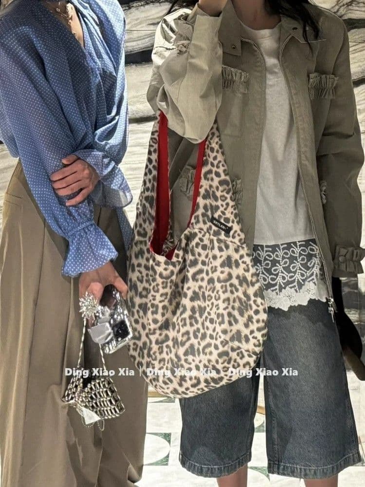 한 부서 파란색 V넥 도트 무늬 여성 셔츠 이른 가을 순수한 욕망 바람 품격 루즈핏 캐주얼 슬림해 보이는 긴팔 다용도 맨위 상세 이미지 11