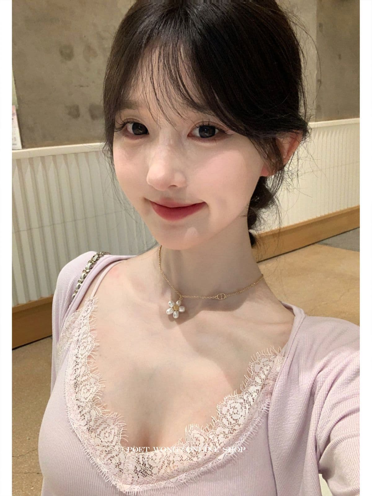 간판 레이스 그룹 진짜 착용 라이 경기 서울 포함 가슴 패드 슬립 오픈 가디건 한 부서 상세 이미지 4