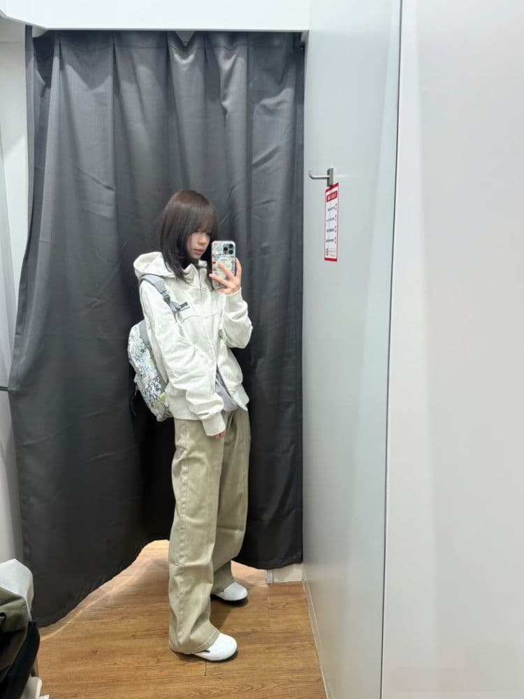 복합 원단 400g 자수 폴로 칼라 봄 가을 무거운 오픈 가디건 재킷 후드 커플 후드티 재킷 이미지 2