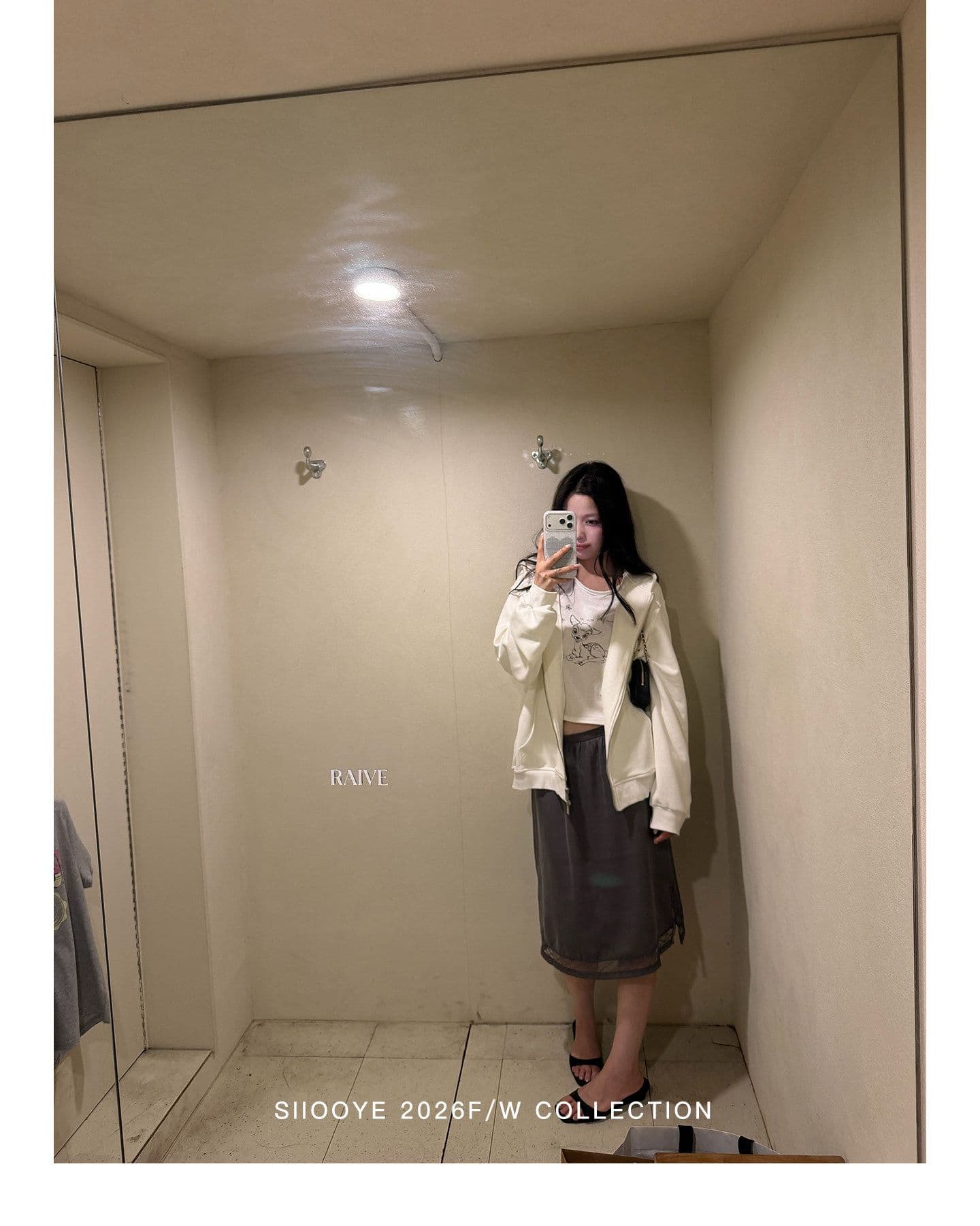 siiooye 작은 사슴 플라크 면 100% 느슨함 센스 인쇄 하나 마키 연주 중 바닥 티셔츠 여성 가을 겨울 인사이드 가져 가라. 긴팔 맨위 상세 이미지 8