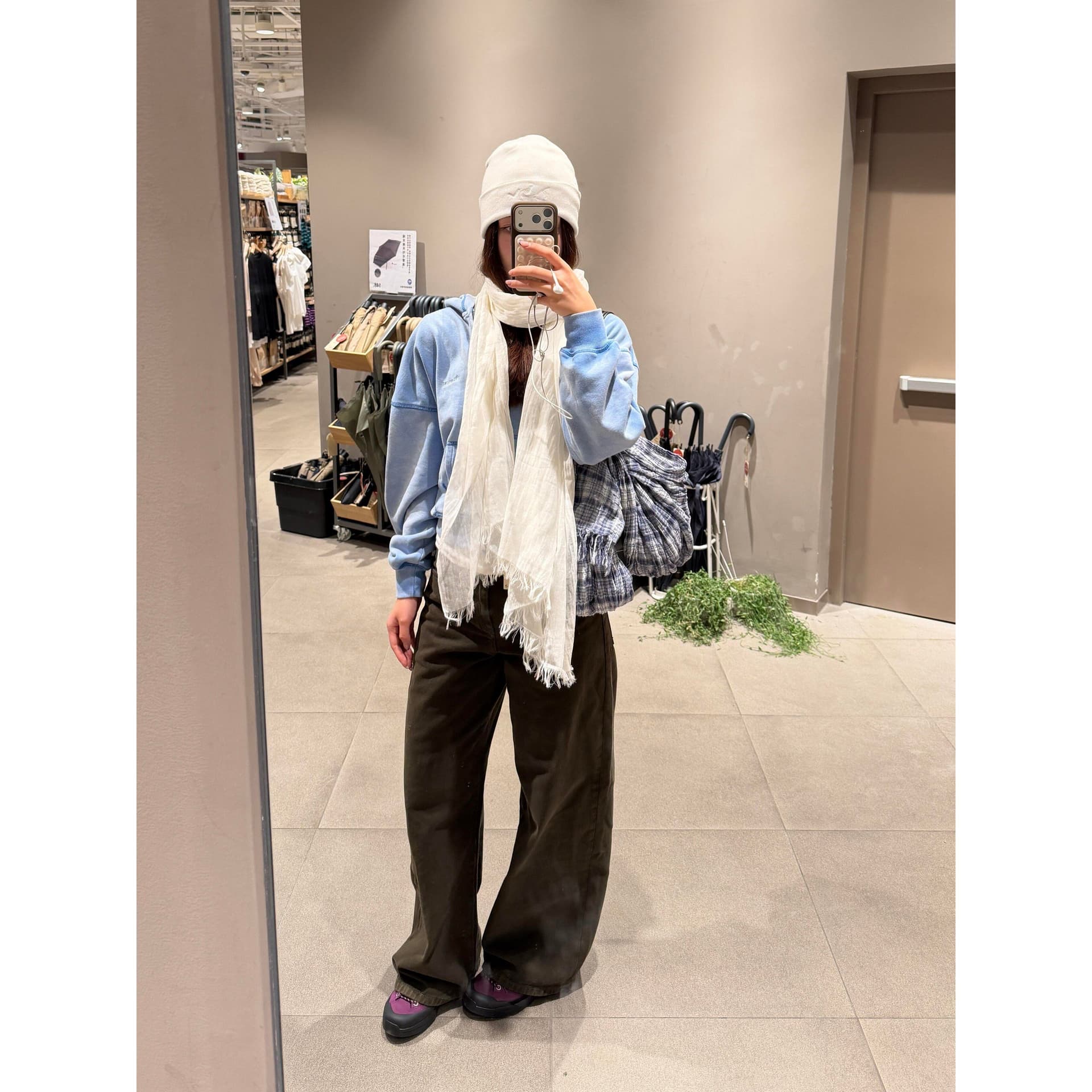 후아 면 복합 마 오래된 공예 4 개의 바늘 여섯 줄 이후 패키지 칼라 후드티 여성 파란색 카디건 코트 트렌디 상세 이미지 3