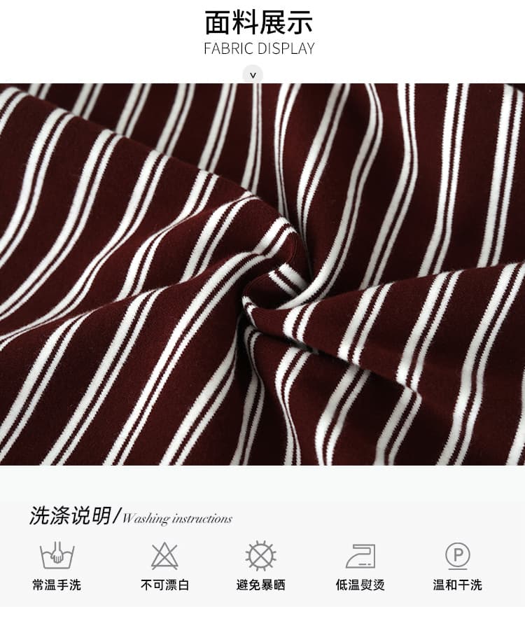 실사 스트라이프 패치워크 폴로 칼라 후드티 2026 가을 새로운 캐주얼 배색 다용도 슬림해 보이는 맨위 여성 상세 이미지 7
