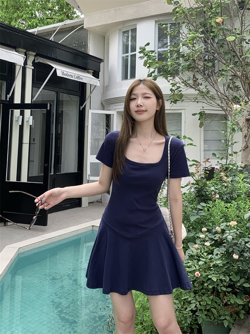 실사 지방 mm 순수한 욕망 바람 표지 고기 슬림해 보이는 광장 칼라 바지 드레스 치마 나만의 것을 가져와 라. 안전 치마 상세 이미지 5