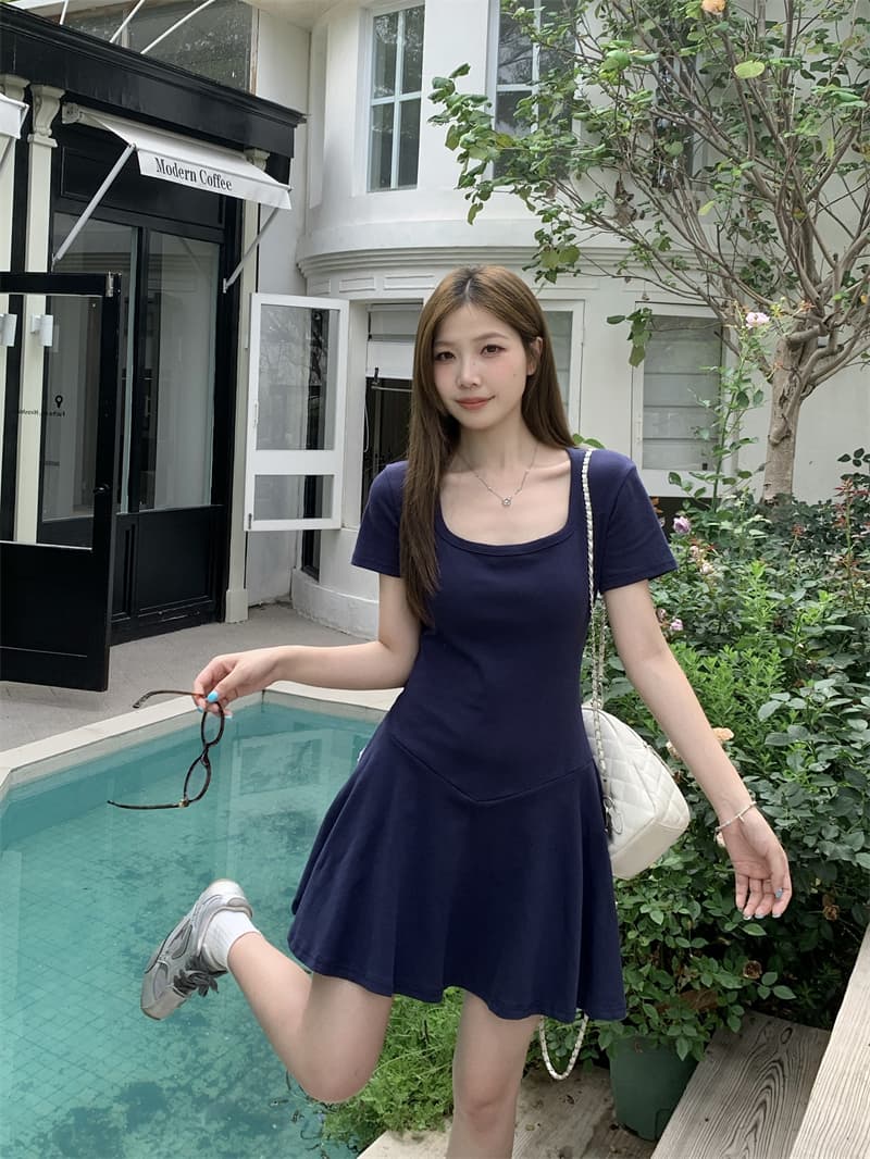 실사 지방 mm 순수한 욕망 바람 표지 고기 슬림해 보이는 광장 칼라 바지 드레스 치마 나만의 것을 가져와 라. 안전 치마 상세 이미지 8
